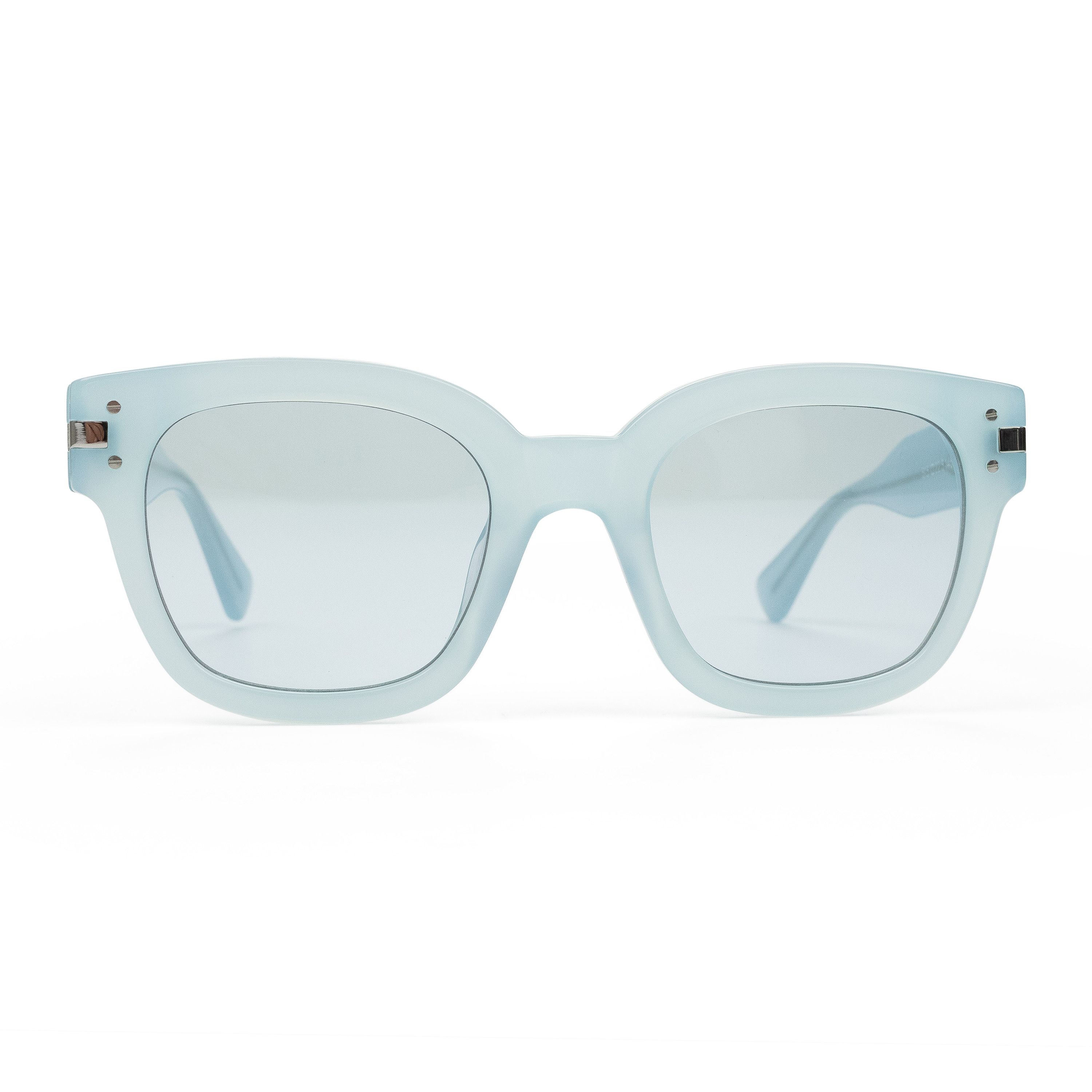 Amiri Pearl/Blue Classic Logo Sunglasses SIZE OS