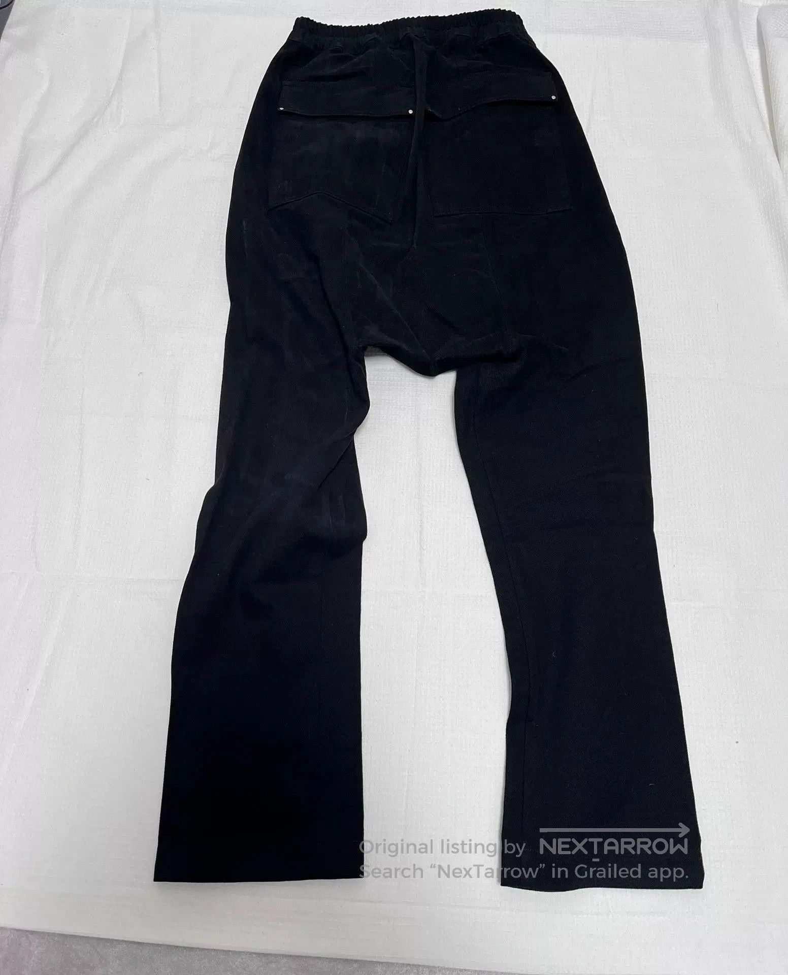 Rick Owens Rick Owens Solid Drawstring Relaxed Pants 46. Size US 30 / EU 46 - 6 Thumbnail
