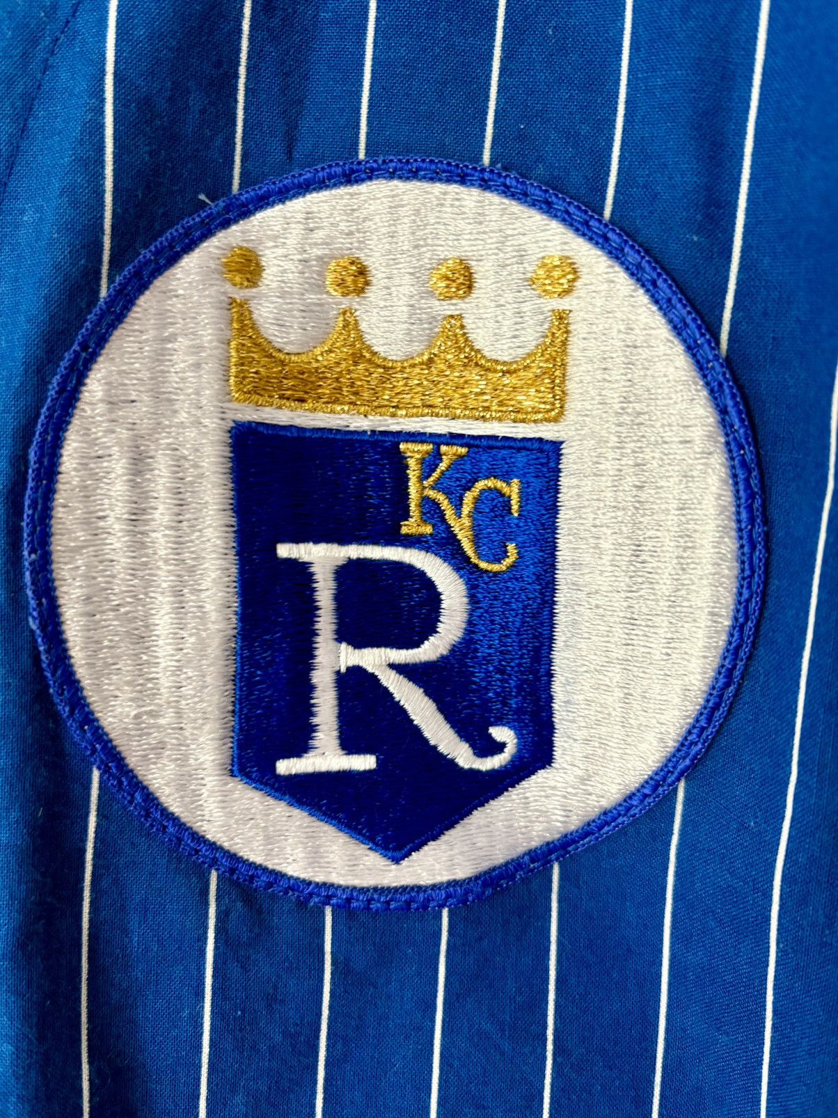 Chalk Line VTG 1980s Chalk Line Kansas City Royals Blue Pinstripe xl Size US XL / EU 56 / 4 - 9 Thumbnail