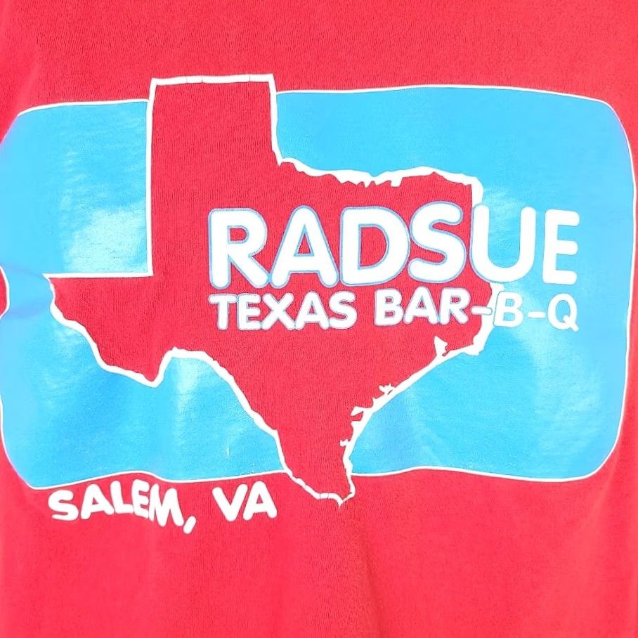 Vintage VINTAGE Radsue Texas BBQ T Shirt Mens Size XL 90s Salem Virginia Made In USA XL Red Size US XL / EU 56 / 4 - 3 Thumbnail