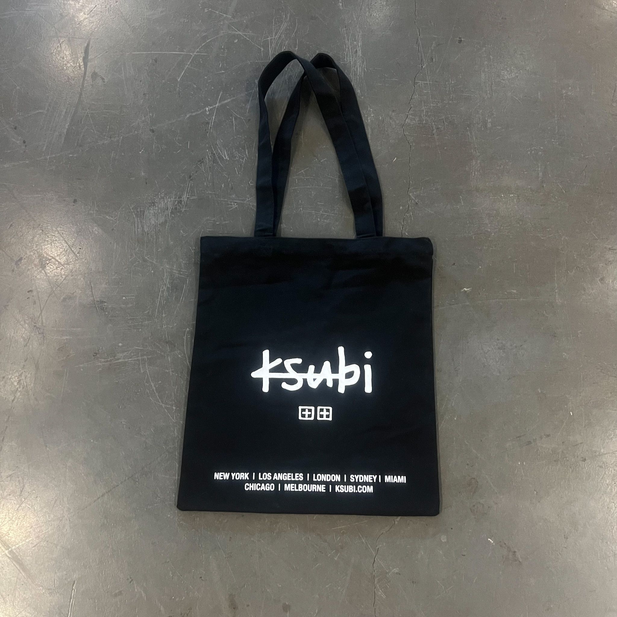 Ksubi Heavy Canvas Tote Black • Medium