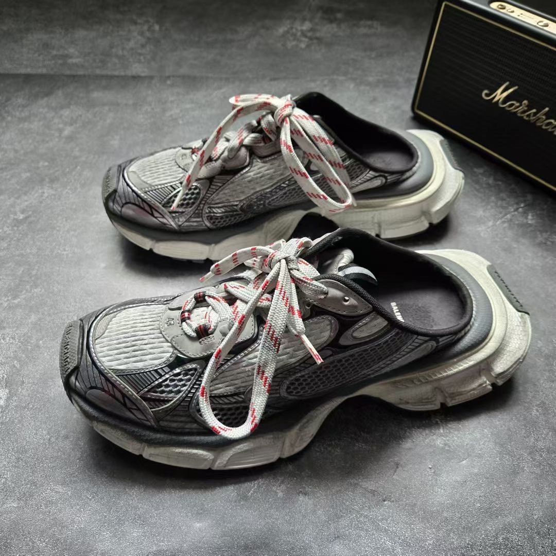 Balenciaga Balenciaga Silver Sandals XXXL Men Size US 10 / EU 43 - 1 Thumbnail
