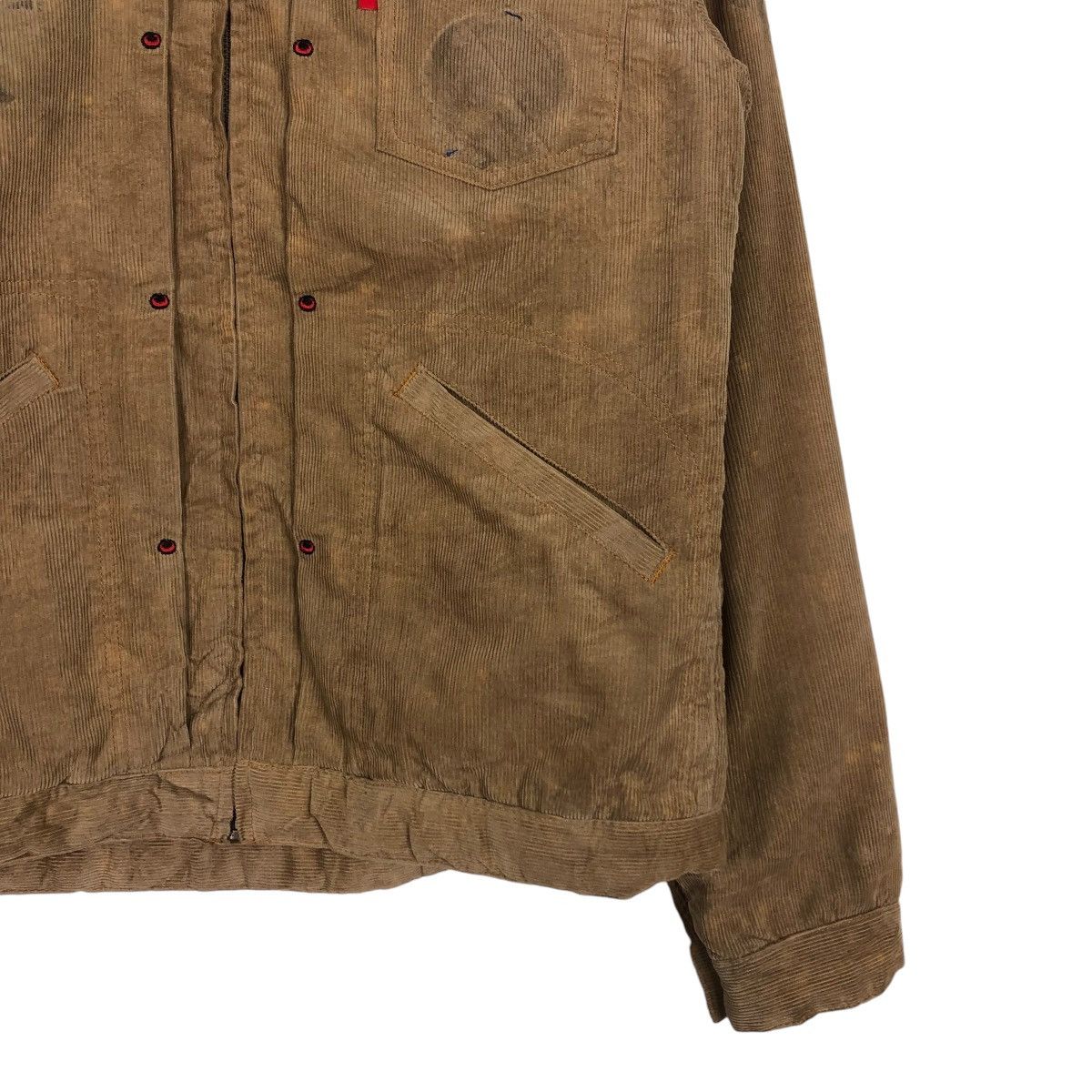 Hysteric Glamour 🔥VINTAGE CORDUROY BIKER JACKET ANOKHA SHEARLING BUTTON Size US L / EU 52-54 / 3 - 5 Thumbnail