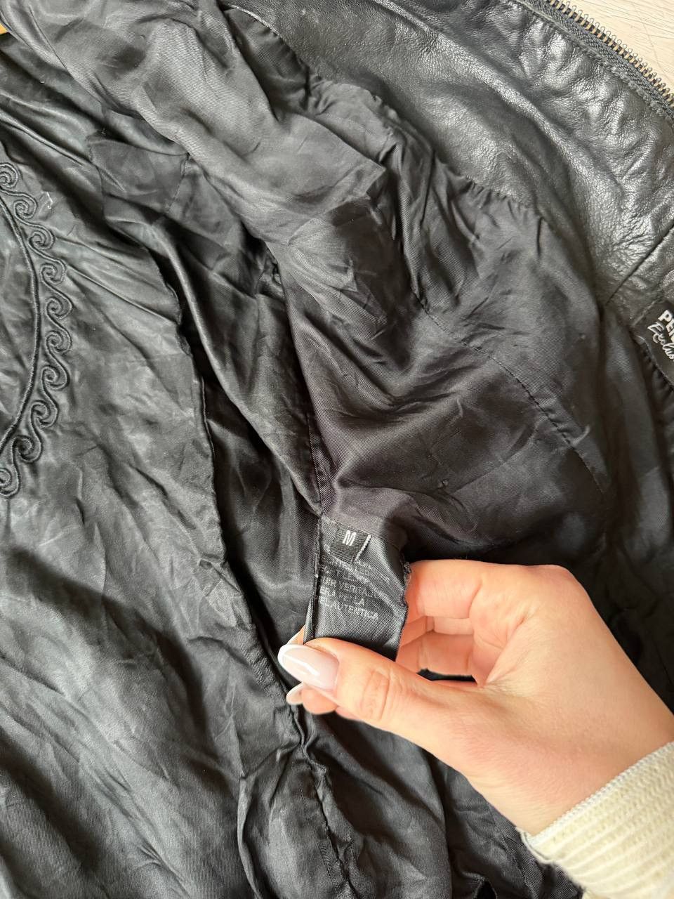 If Six Was Nine Archive Gothic Leather Jacket – Butterfly Motif Size M / US 6-8 / IT 42-44 - 16 Thumbnail