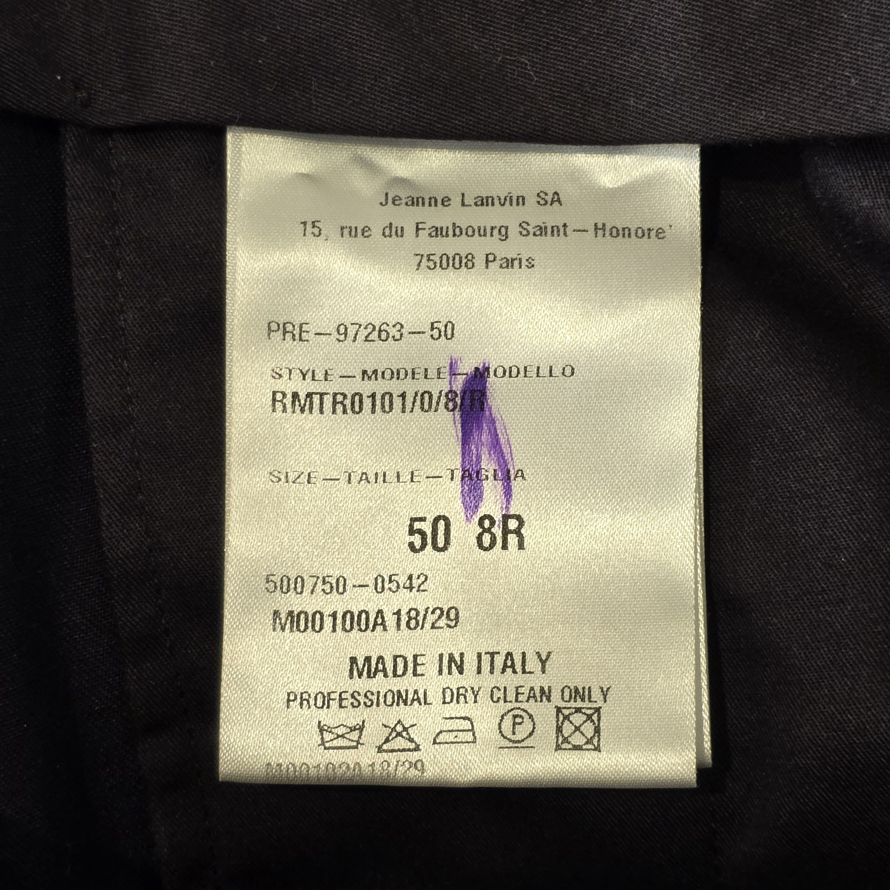 Lanvin Side stripe wool pants Size US 34 / EU 50 - 9 Thumbnail
