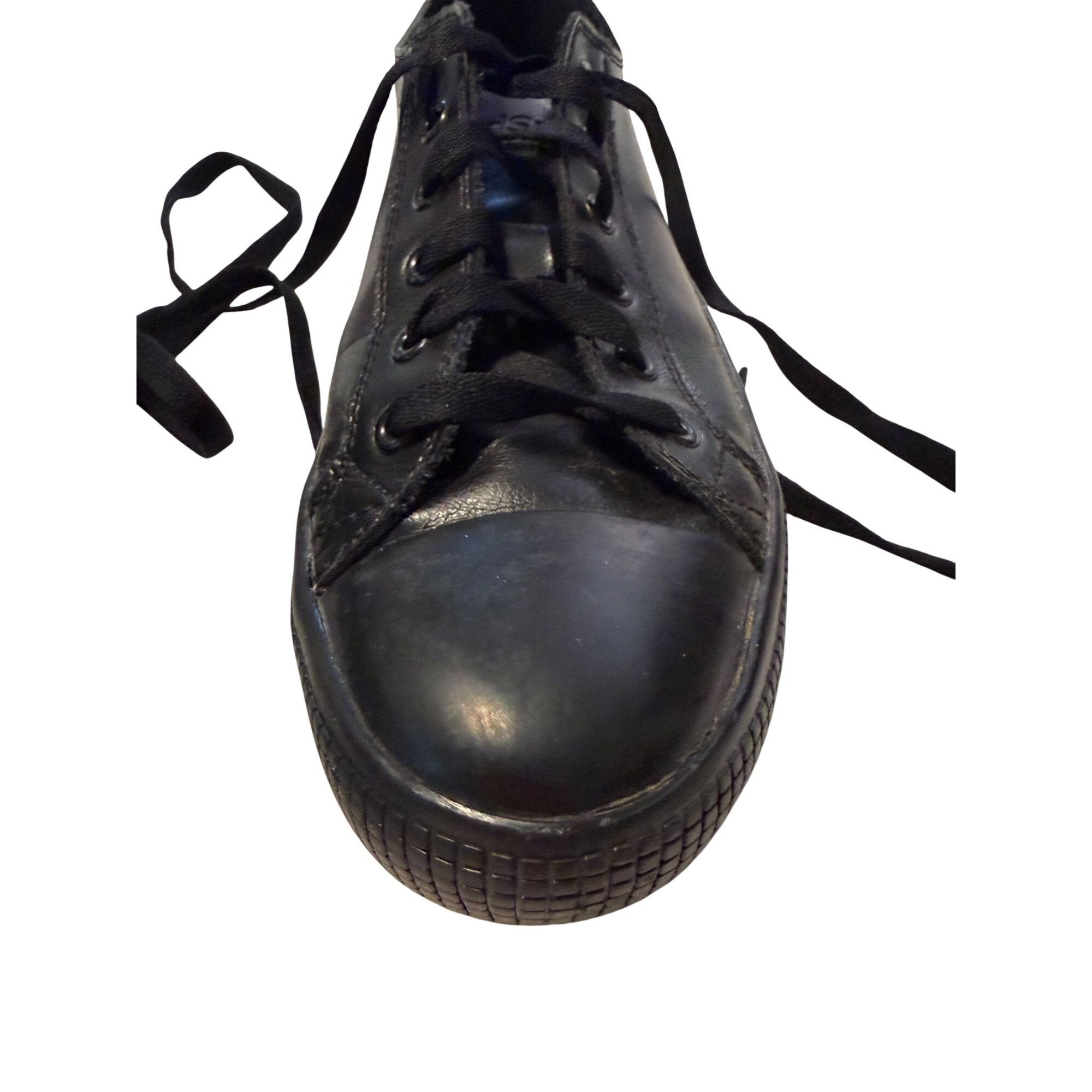 Other TredSafe Black Slip-Resistant Mens Lace-Up Work Shoes Size 1 Size US 10 / EU 43 - 3 Thumbnail