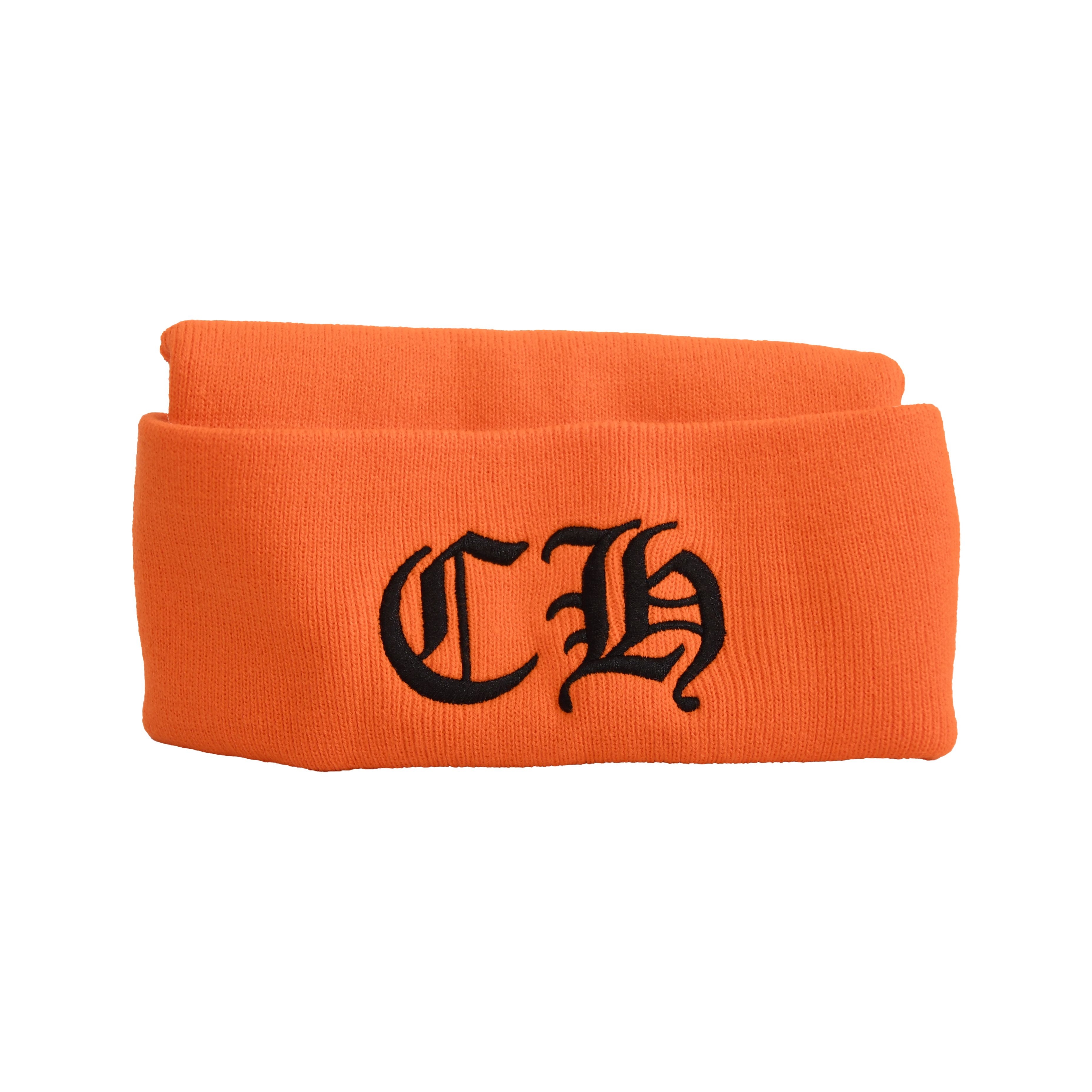 Chrome Hearts Chrome Hearts Embroidered CH Logo Beanie Black Orange Size ONE SIZE - 3 Thumbnail