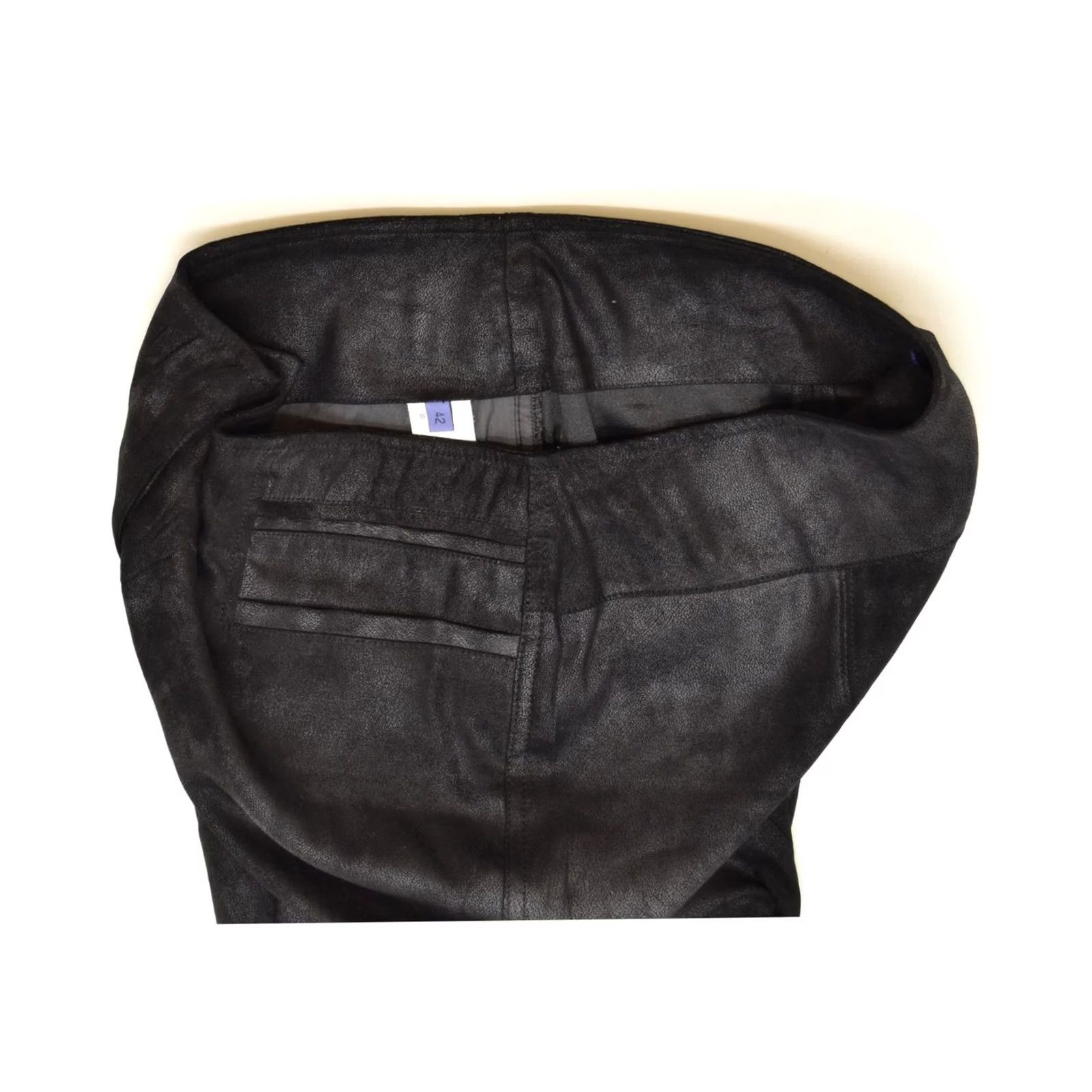 Les Copains LES COPAINS Womens Slim Casual Trousers Black EU 42 L W31 L29 Size 36" / US 14 / IT 50 - 3 Thumbnail