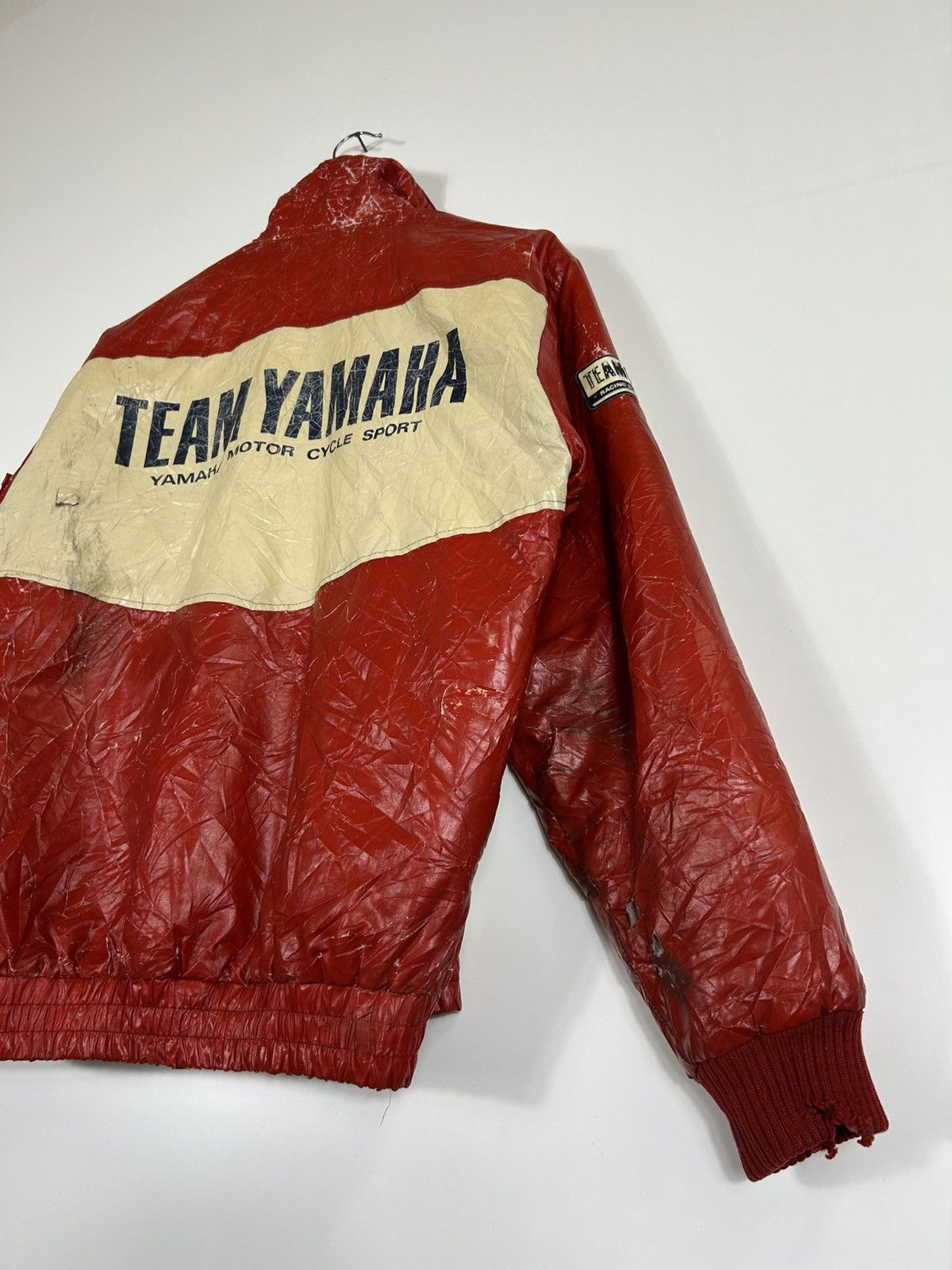 Vintage × Yamaha ⚡️Vintage Team Yamaha Motorsport Distressed Bomber Jacket Size US M / EU 48-50 / 2 - 17 Thumbnail