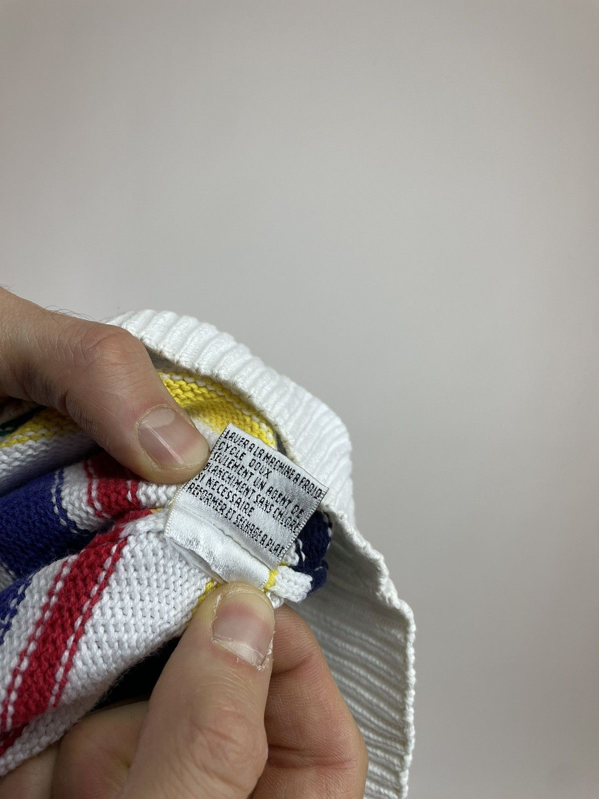 Japanese Brand × Vintage Talbots PETITES Vintage Knit Cotton Polo shirt Long sleeve Size L / US 10 / IT 46 - 9 Thumbnail