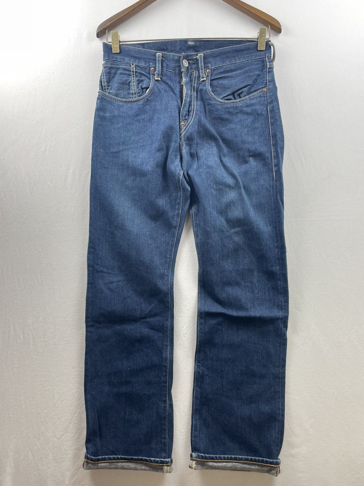 Japanese Brand Vintage Canton Overalls Denim Jeans Mase in Japan Size US 31 - 5 Thumbnail