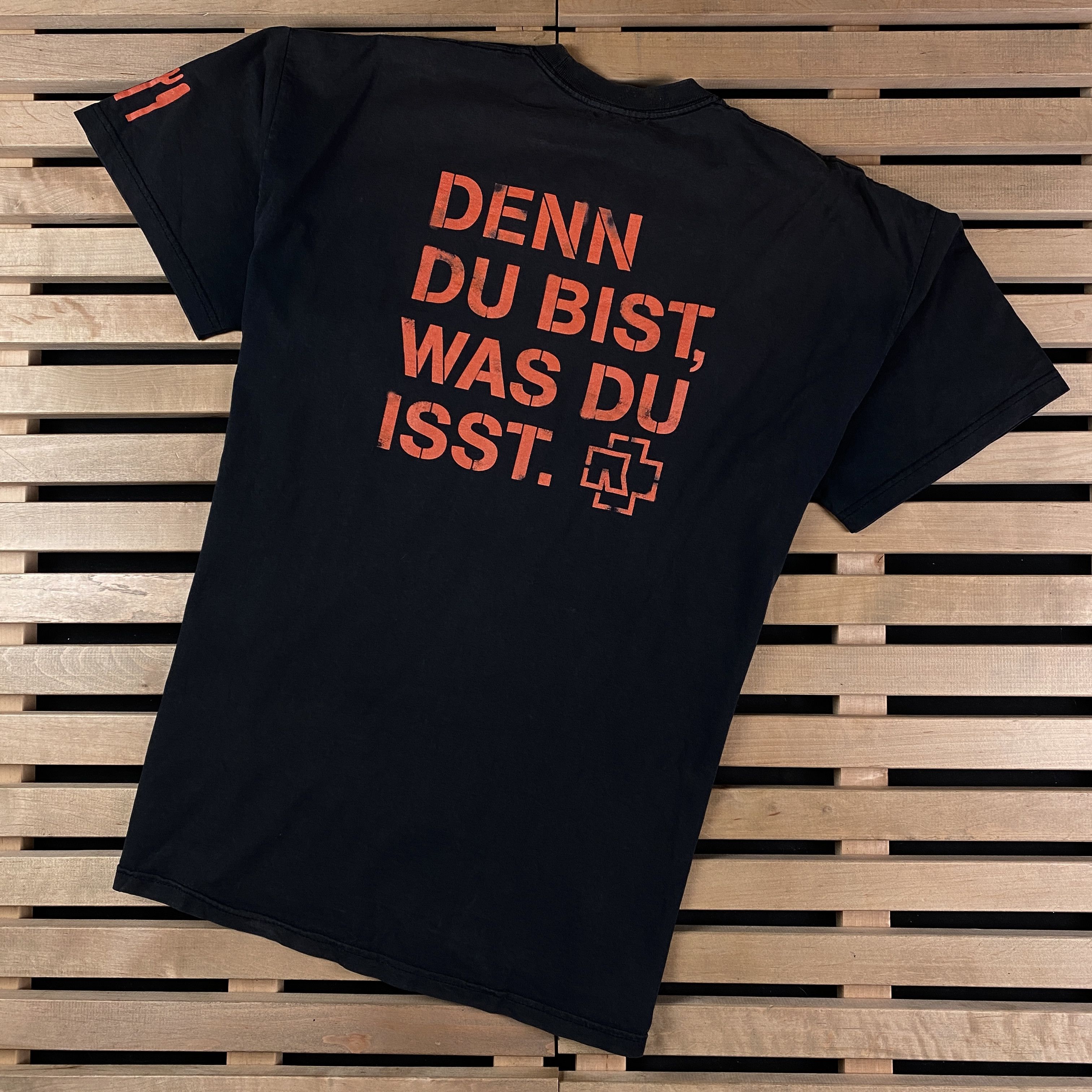 Band Tees × Vintage Mens T Shirt Vintage Rammstein Mein Teil Size XL Size US XL / EU 56 / 4 - 4 Thumbnail