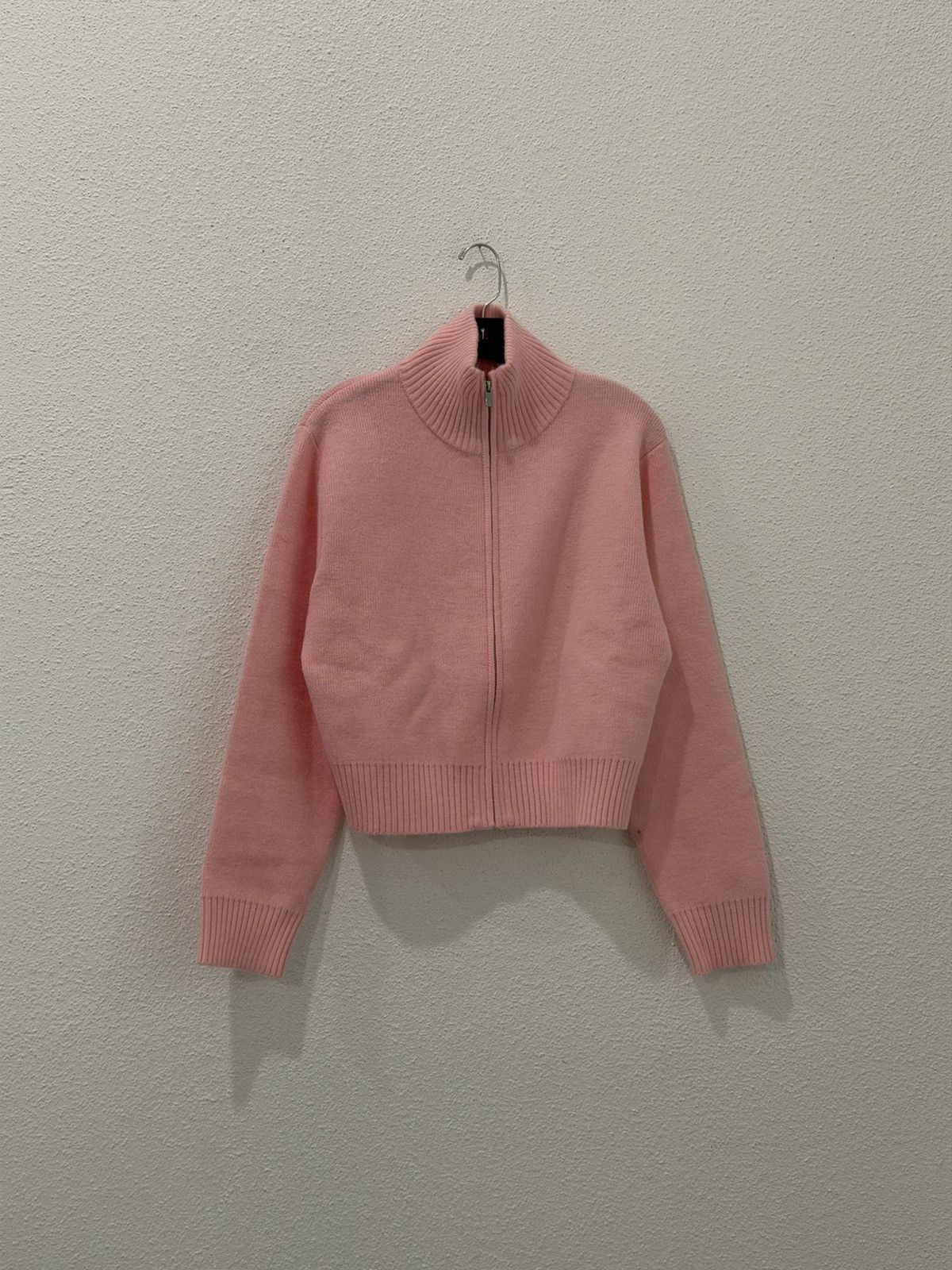 English Factory English Factory AVARA Women’s M Brighton Pink Zip Up Sweater Size M / US 6-8 / IT 42-44 - 1 Thumbnail