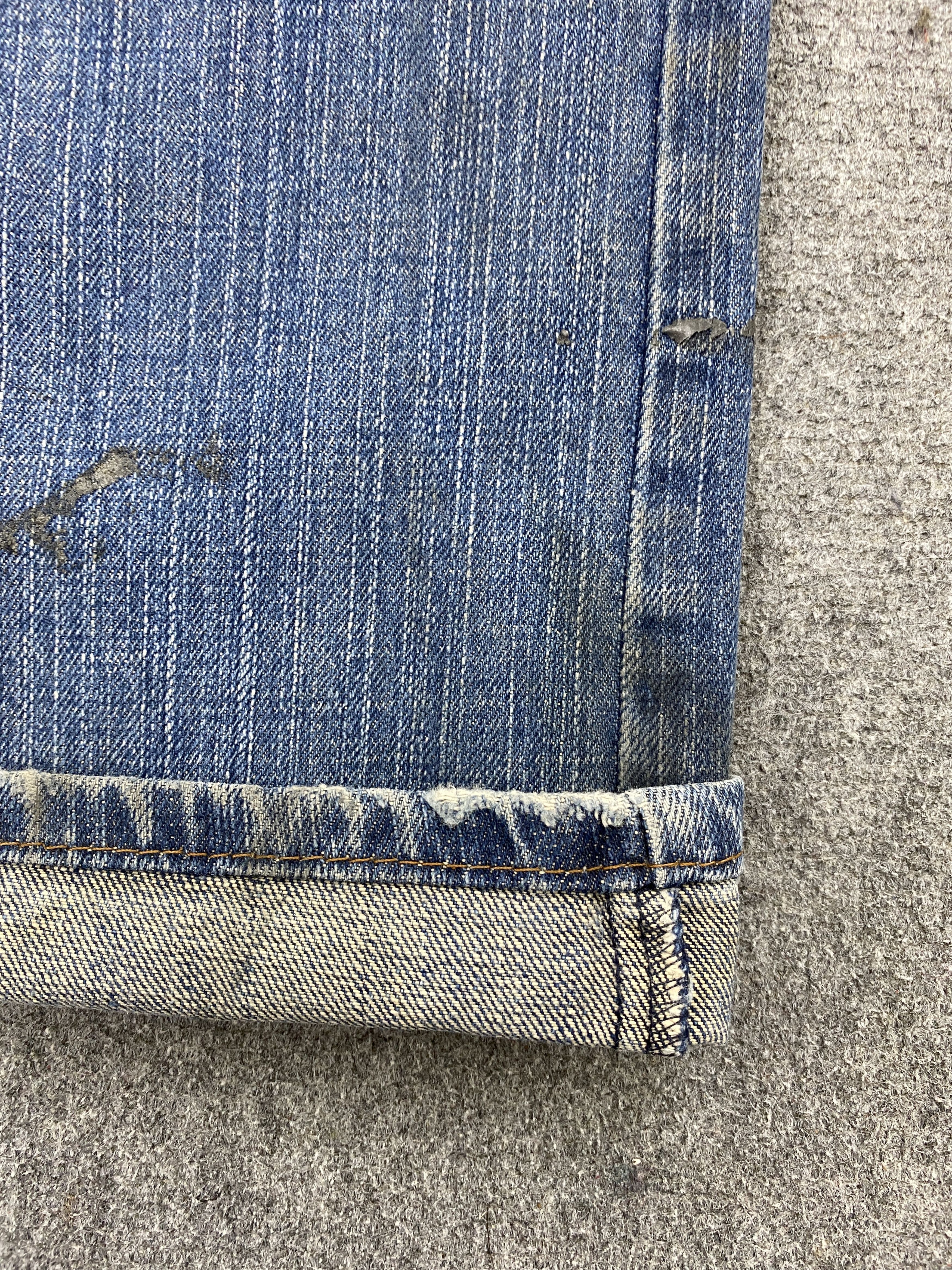 Levi's Vintage Levis 569 Loose Straight Faded Blue Jeans S0044 Size US 33 - 16 Thumbnail