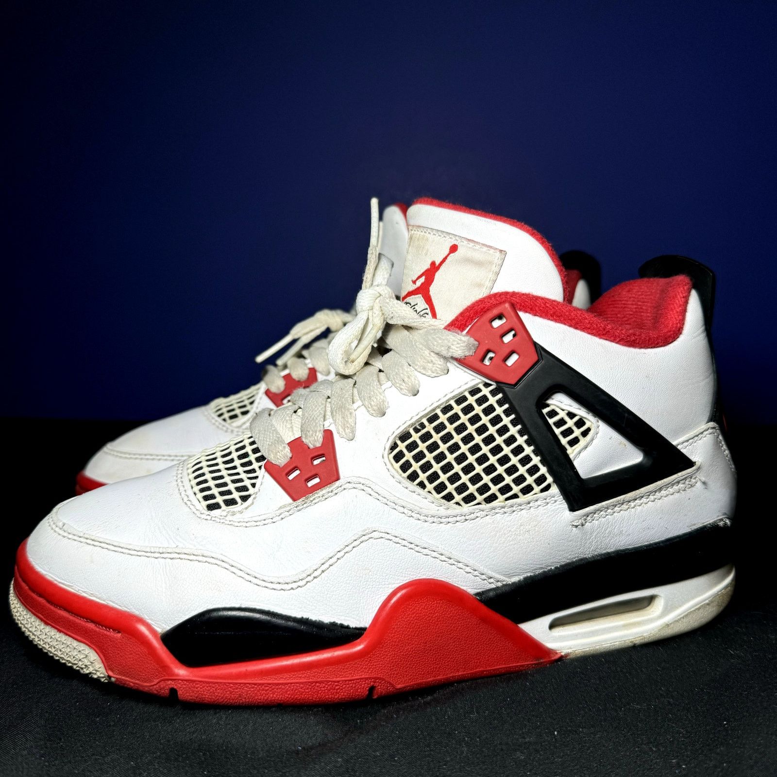Jordan Brand × Nike Nike Air Jordan 4 Retro OG GS Fire Red 2020 - Size 6.5 Size US 6.5 / EU 39-40 - 9 Thumbnail