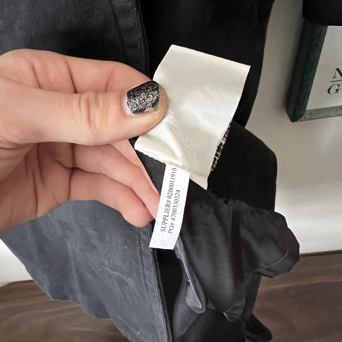 Denim & Supply Ralph Lauren black double breasted peacoat