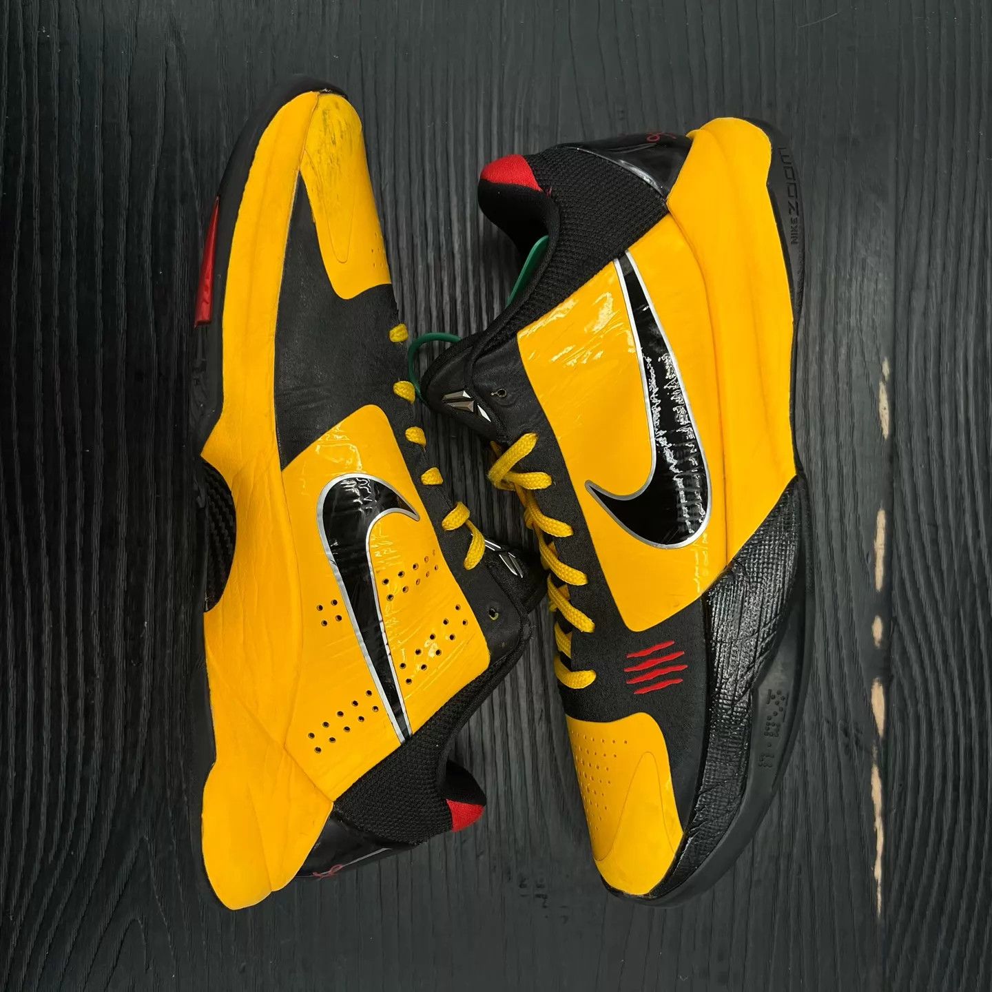 Nike zk5 Bruce Lee Black/Yellow 42 Size US 9 / EU 42 - 5 Thumbnail