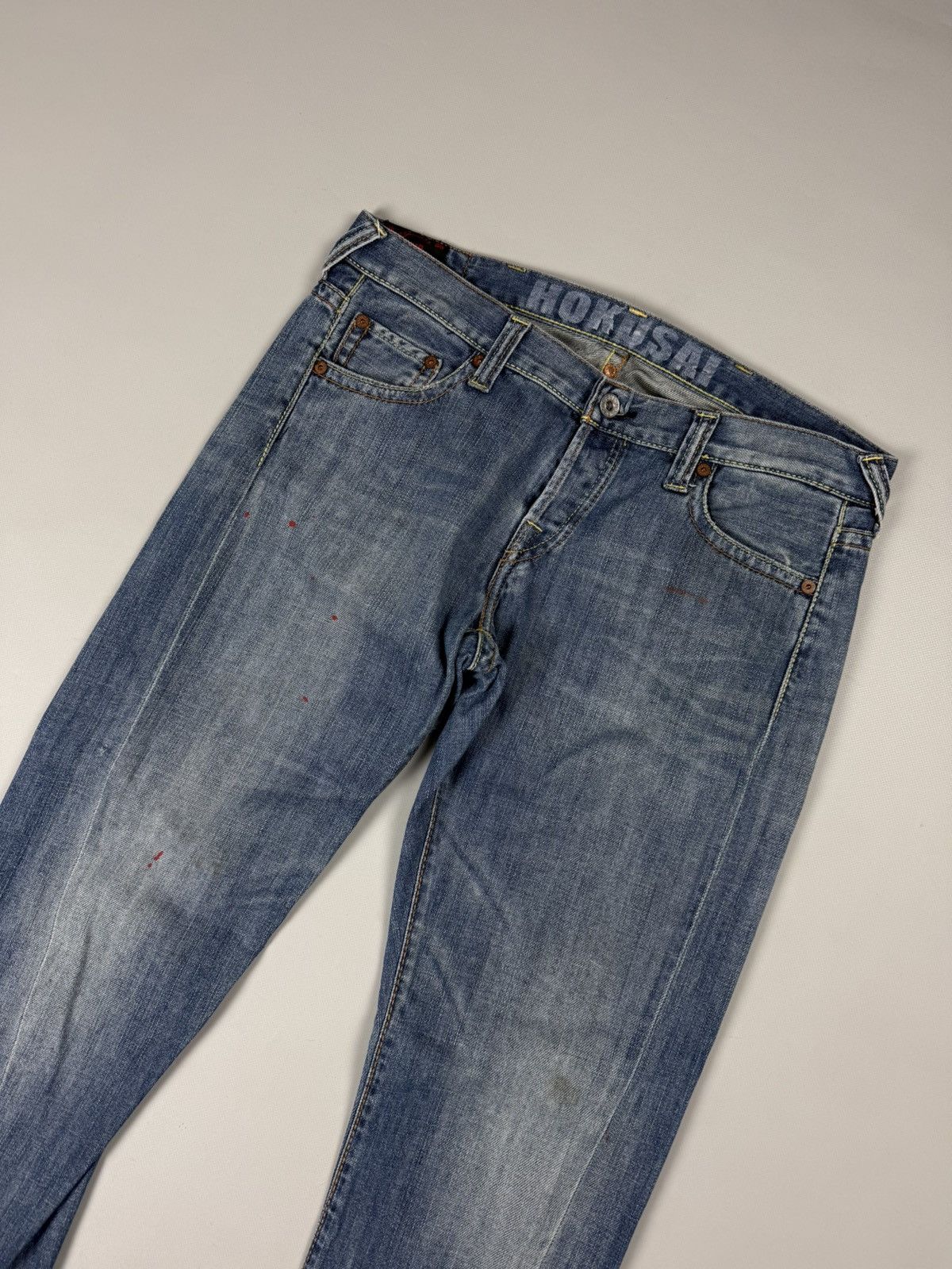 Evisu Evisu EU-ED Hokusai Vintage Men’s Denim Jeans Size 29 / S Size US 29 - 4 Thumbnail