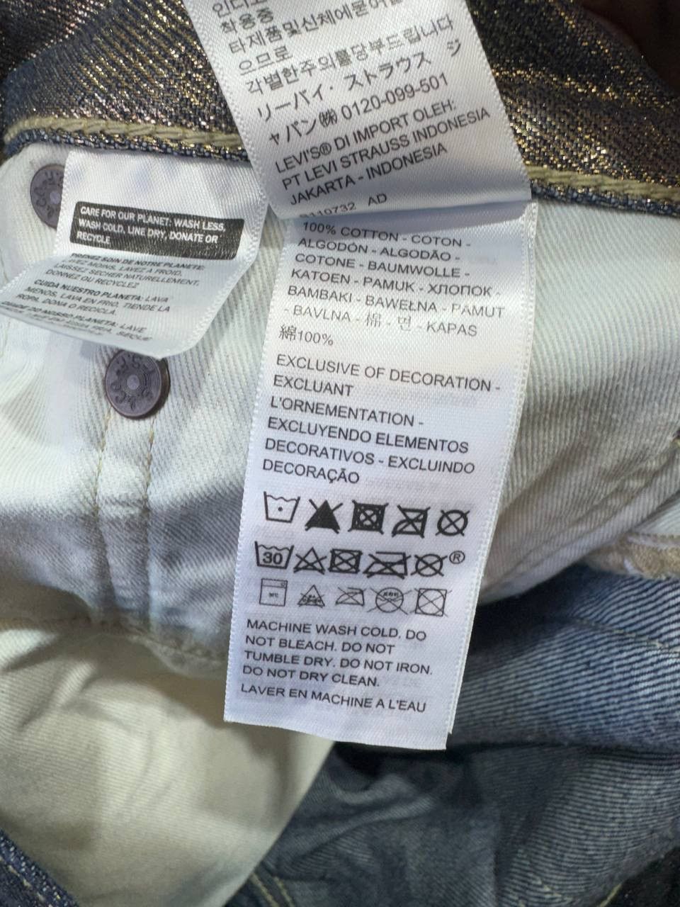 Other Levi's 517 Premium Bootcut Jeans Golden Spurs Gold Wash Size US 33 - 20 Thumbnail