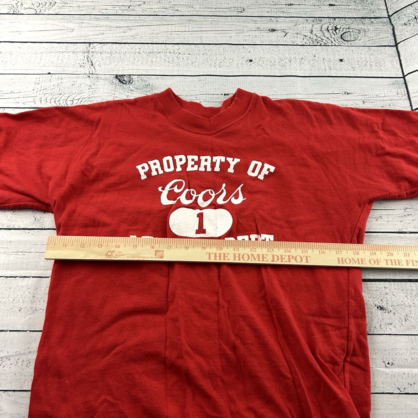 Doublet Vintage Russell Coors Beer T Shirt Men XL Red Short Sleeve Shirt Size US XL / EU 56 / 4 - 5 Thumbnail