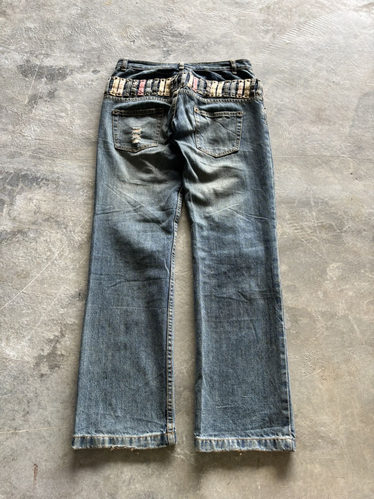 PPFM y2k double waist japanese jeans mouth valley punk grunge Size US 30 / EU 46 - 11 Thumbnail