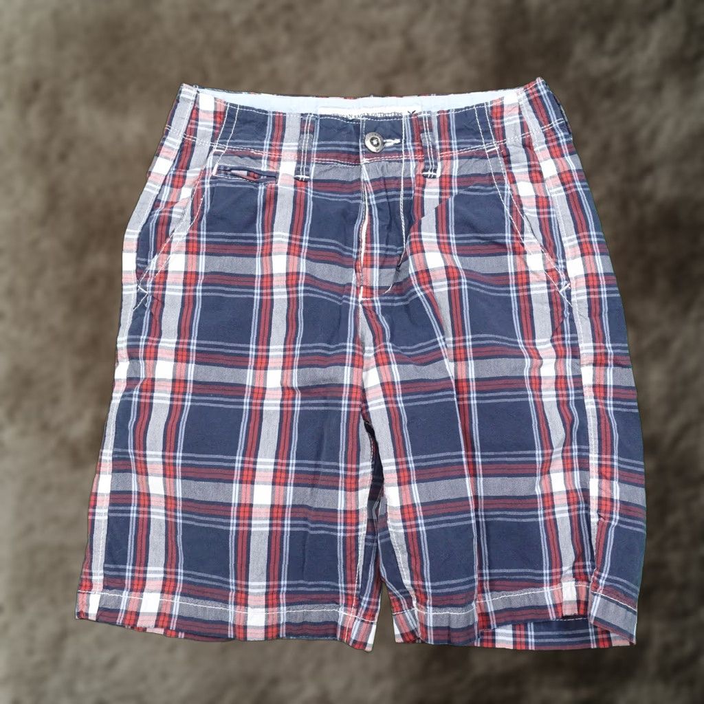 Vintage American Eagle Mens Shorts Size 26 Plaid Cotton Casual Regular Fit Fall Spring Summer Winter Size US 26 / EU 42 - 1 Thumbnail