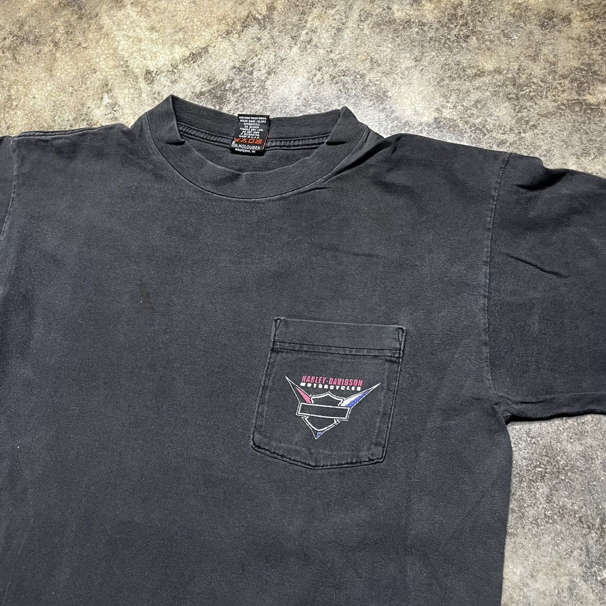 Harley Davidson vintage harley davidson polar bear faded black tshirt Size US L / EU 52-54 / 3 - 5 Thumbnail