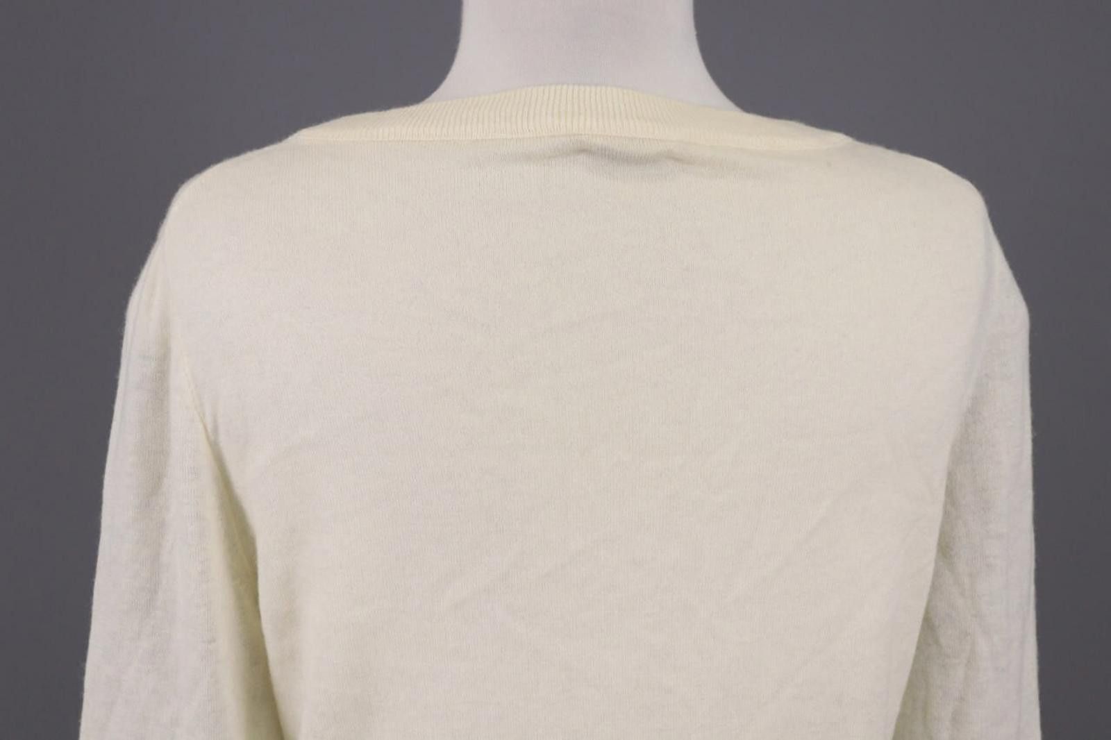J.Crew J. Crew Beige Merino Wool Knit Pullover Sweater Size L Size L / US 10 / IT 46 - 11 Thumbnail