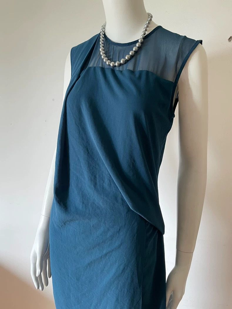 Other HELMUT LANG size4 Blue pleated dress Size S / US 4 / IT 40 - 5 Thumbnail