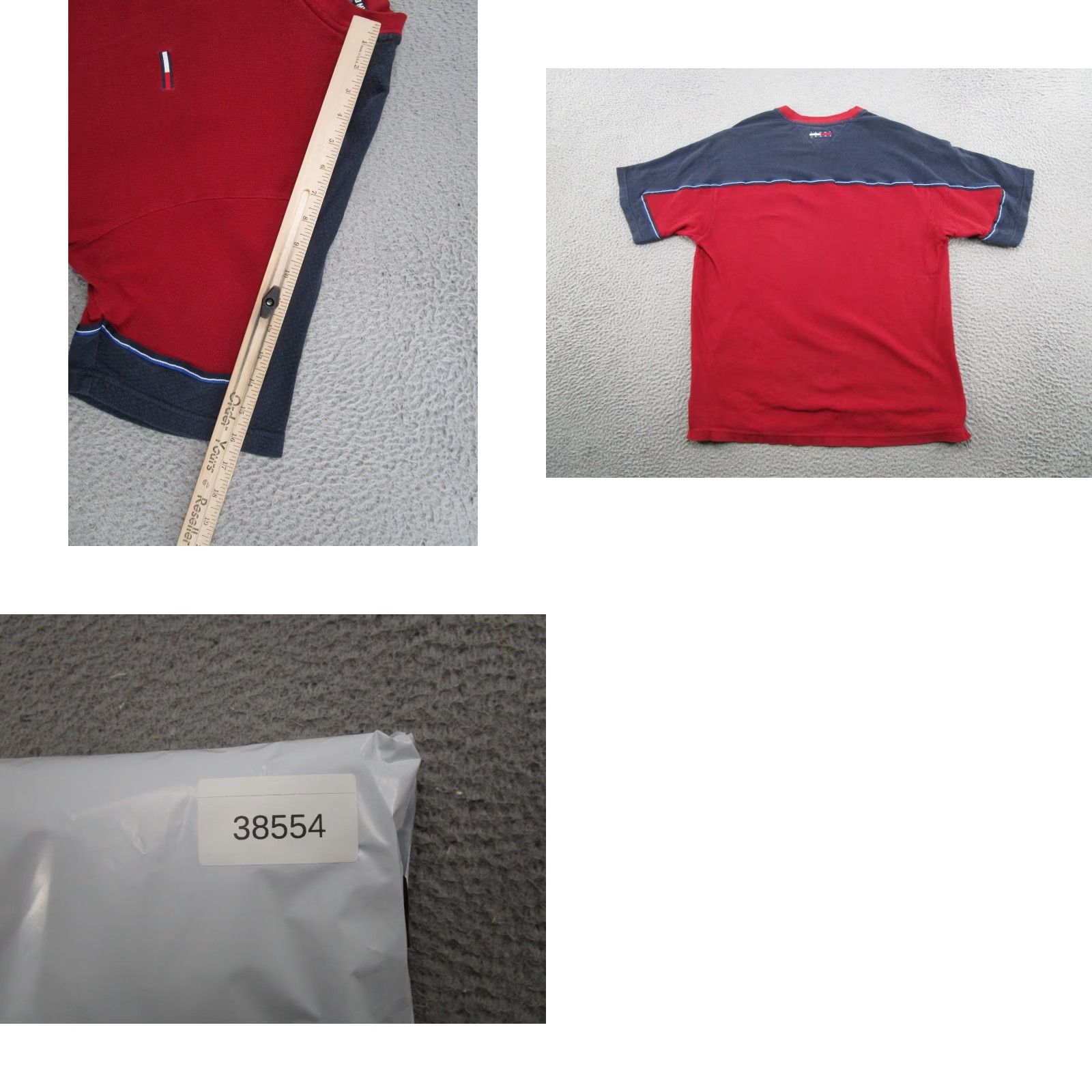 Tommy Hilfiger VINTAGE Tommy Hilfiger Polo Shirt Mens XL 1/4 Zip Spell Out Logo Short Sleeve VTG Y2K Size US XL / EU 56 / 4 - 8 Thumbnail