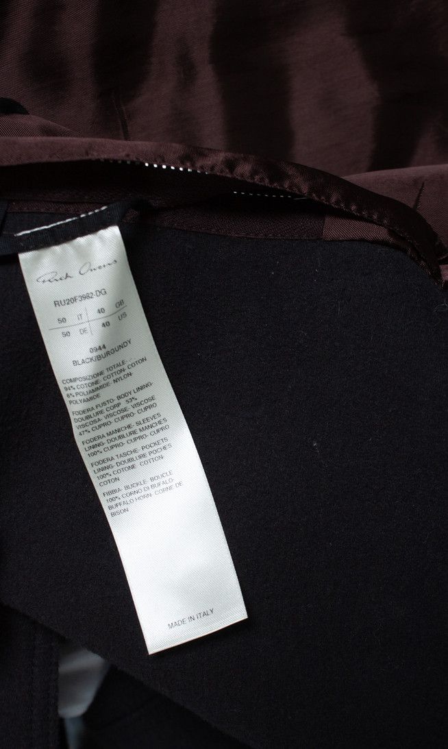 Rick Owens Rick Owens, Performa FW20 Moody balmacaan coat Size US L / EU 52-54 / 3 - 7 Thumbnail