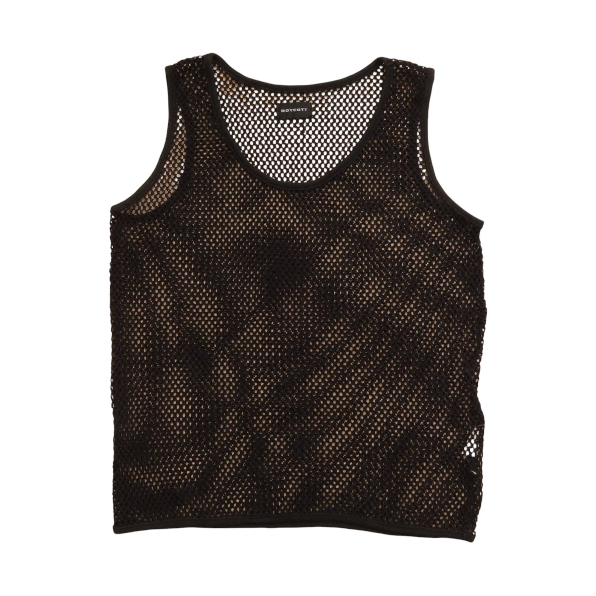 Japanese Brand 1990s Boycott Mesh Black Vest Size US M / EU 48-50 / 2 - 1 Thumbnail