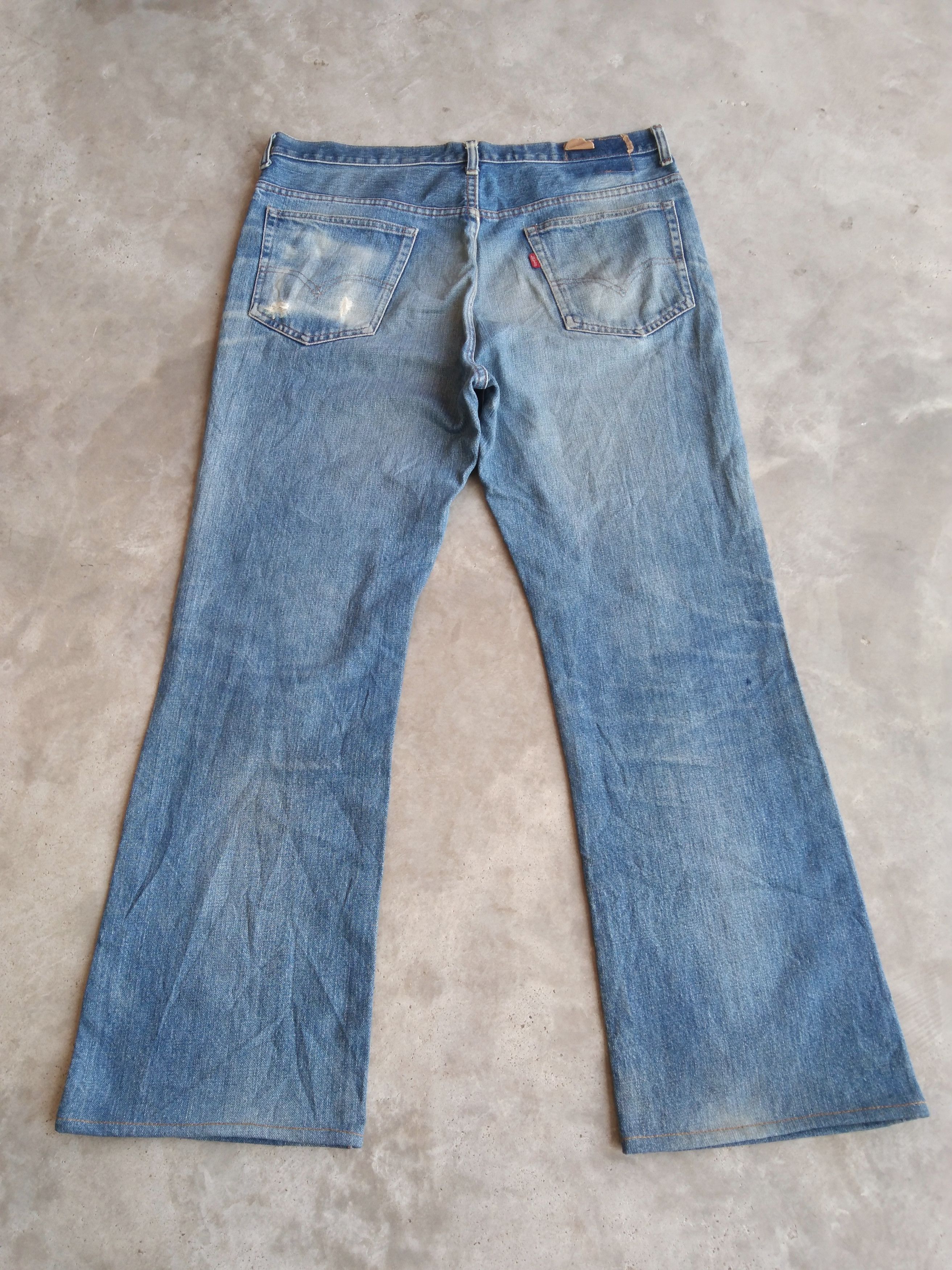 Levi's 70s Vintage Levi's 517 Button No 2 Talon 42 USA Zipper 36x30 Size US 36 / EU 52 - 2 Thumbnail