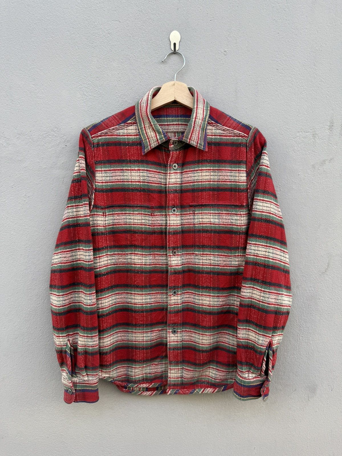 Nigel Cabourn RARE🔥Vintage Nigel Cabourn Reversible Flannel Checked Plaid Size US S / EU 44-46 / 1 - 1 Thumbnail