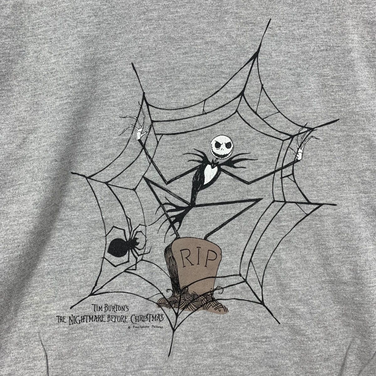 Other Vintage NIGHTMARE BEFORE CHRISTMAS Rip Tee Shirt Size 3XL / US 20-22 - 3 Thumbnail