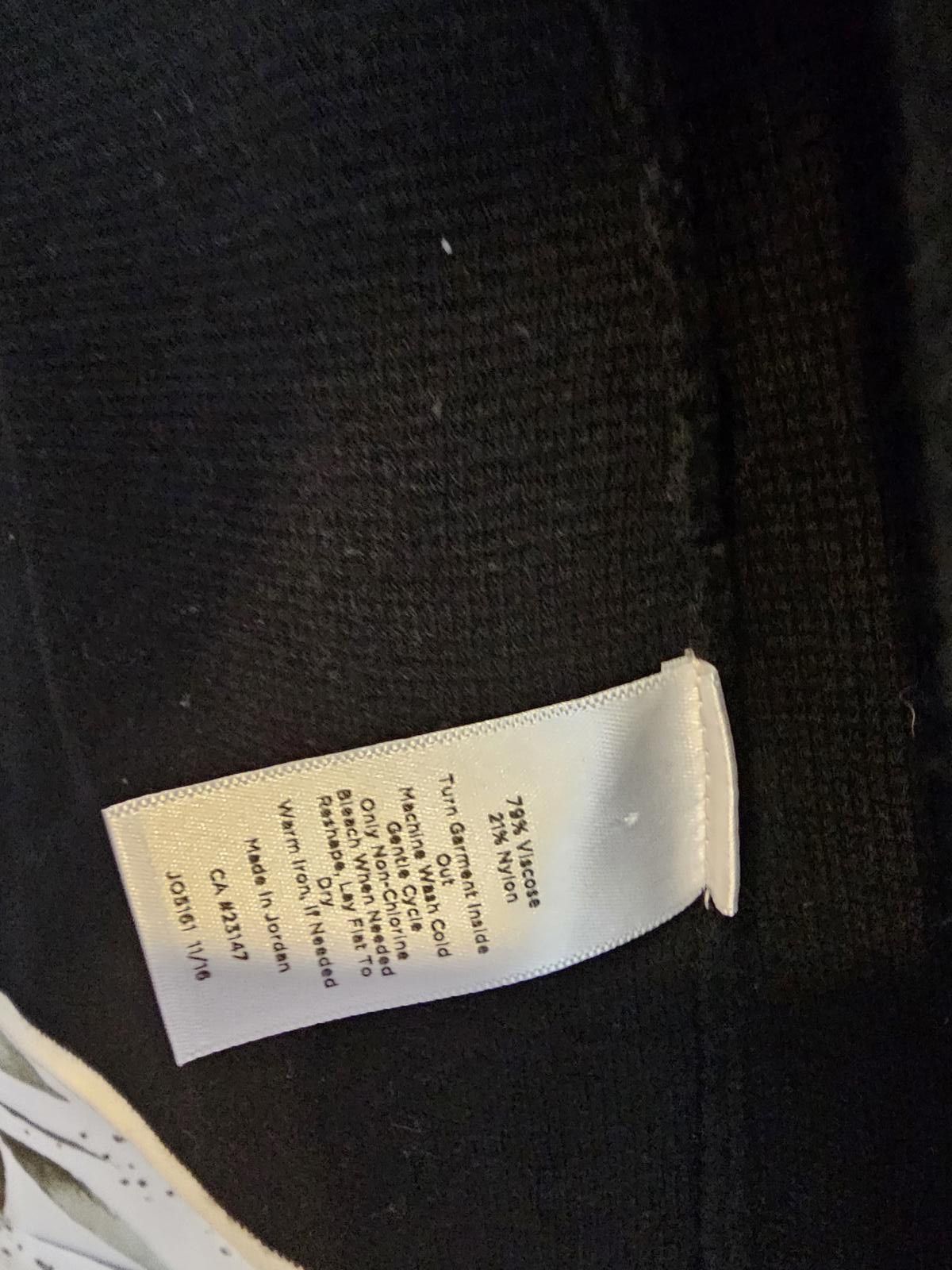 Other Talbots Cardigan Shirt Black Womens Size M White Trim Size M / US 6-8 / IT 42-44 - 7 Thumbnail