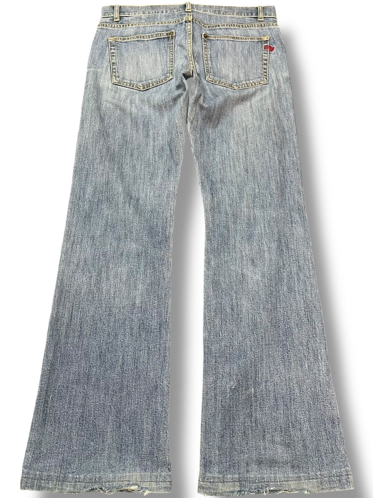 Comme des Garcons Vintage Comme Ca Flare Faded Denim Size US 29 - 5 Thumbnail