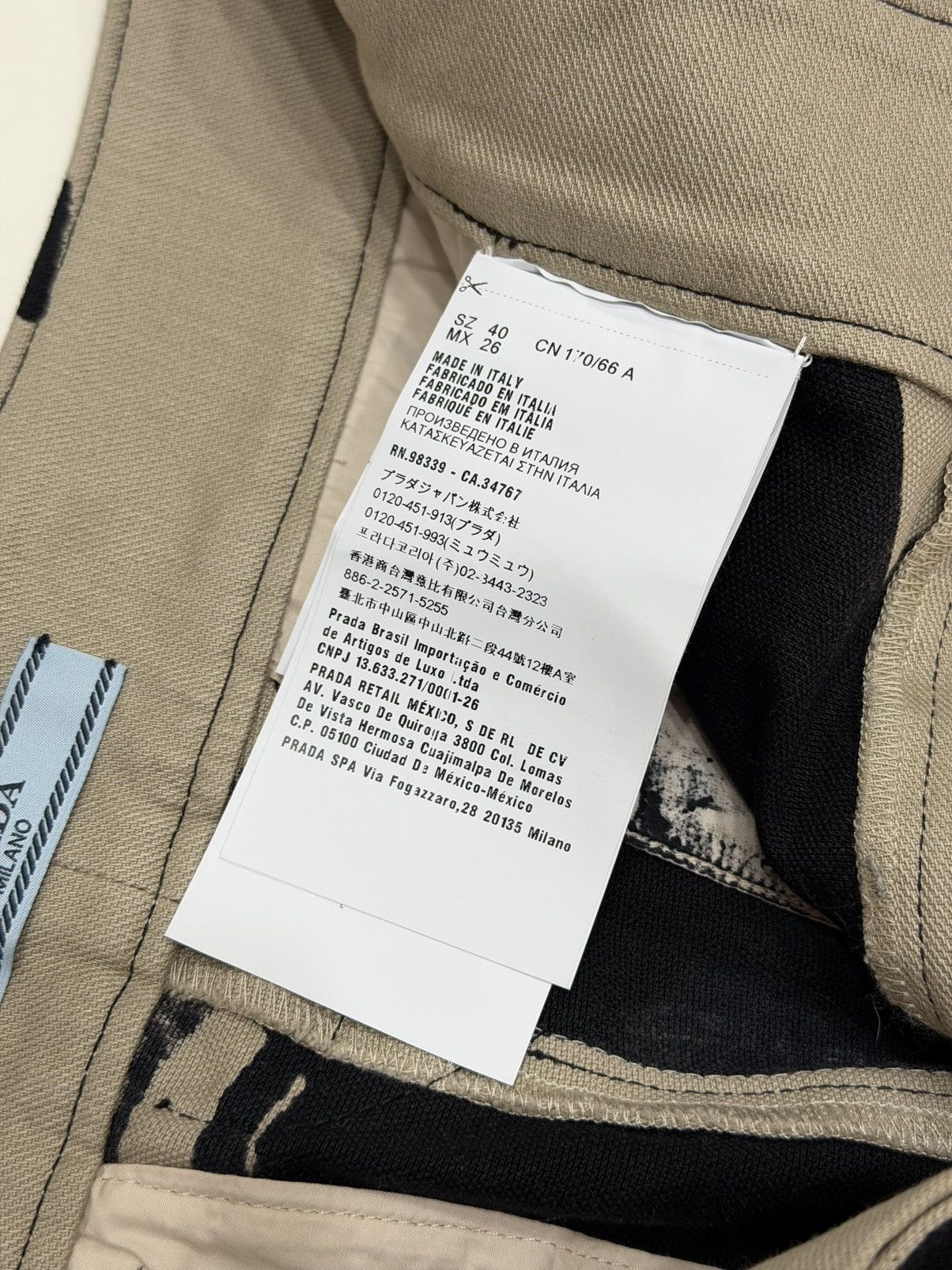 Prada PRADA FW 2018 Overdyed Back Logo Patch Pants Runway Jeans Size US 30 / EU 46 - 14 Thumbnail