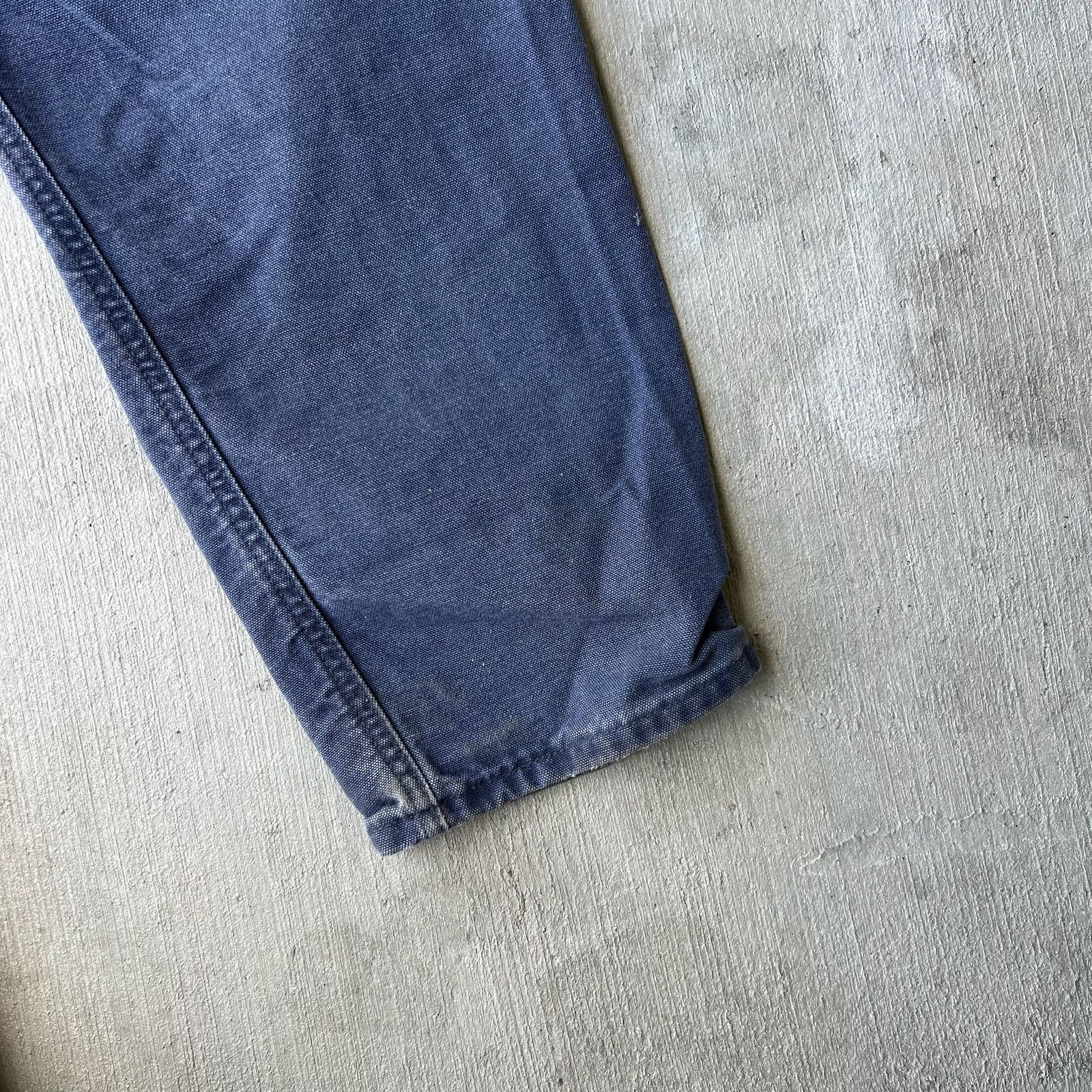 Carhartt × Vintage Carhartt ptb blue work wear carpenter pants Size US 35 - 11 Thumbnail