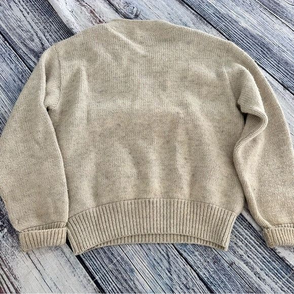 Other Vintage Remington Wool Blend Beige Knit Sweater Size US L / EU 52-54 / 3 - 4 Thumbnail
