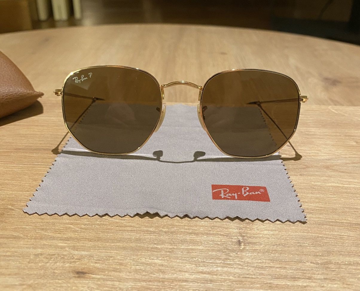 RayBan Ray-Ban RB3548N Hexagonal Sunglasses Size ONE SIZE - 4 Thumbnail