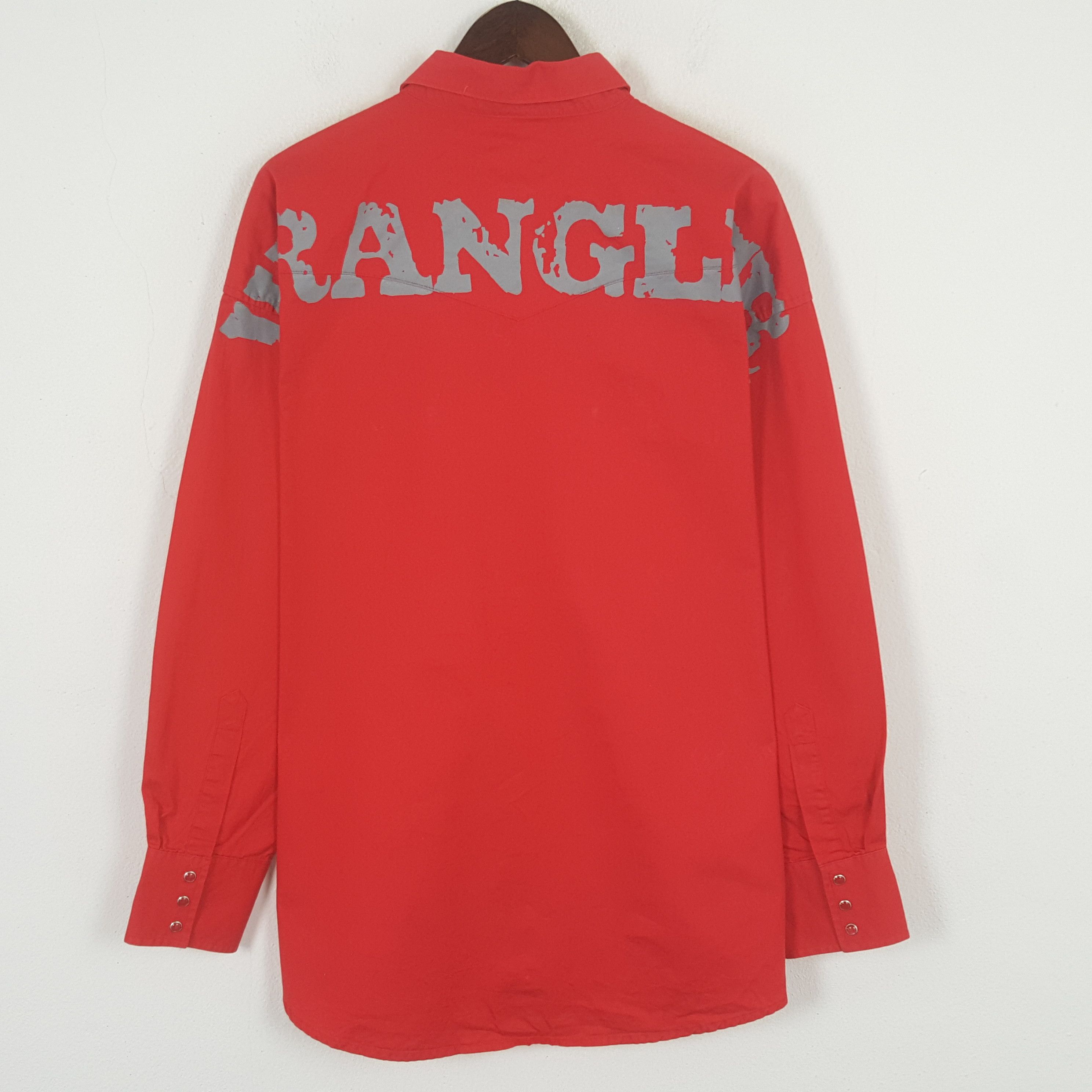 Japanese Brand × Vintage × Wrangler Vintage Wrangler Japan Worker Button Up Shirt C276N61 Size US XXL / EU 58 / 5 - 1 Thumbnail