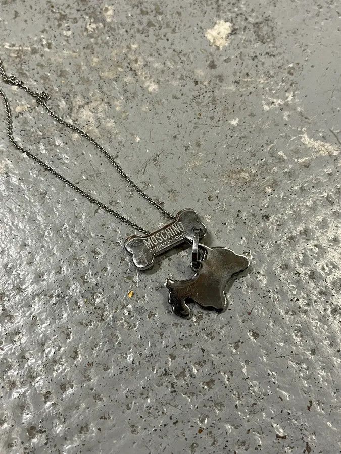 Moschino Moschino Dog Bone Tag Steel Necklace Size ONE SIZE - 5 Thumbnail