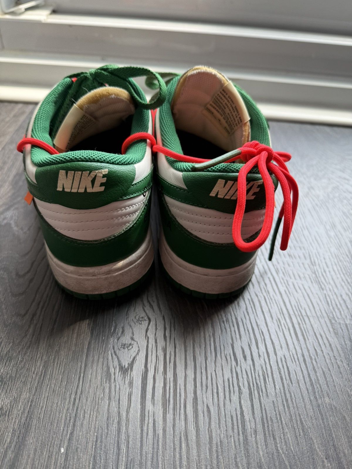 Nike × Off-White Offwhite dunk pine green Size US 10 / EU 43 - 4 Thumbnail