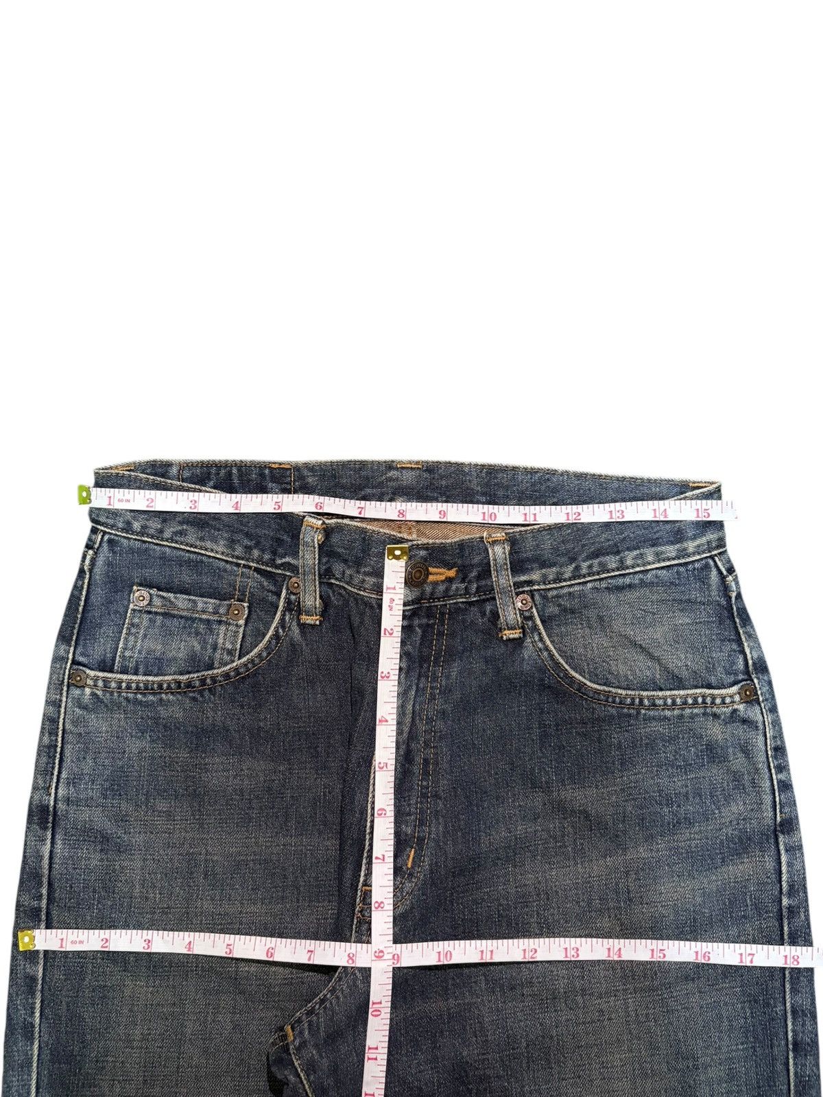 Edwin Vintage Edwin Extreme Mud Wash Distress Loose Jeans Size US 31 - 6 Thumbnail