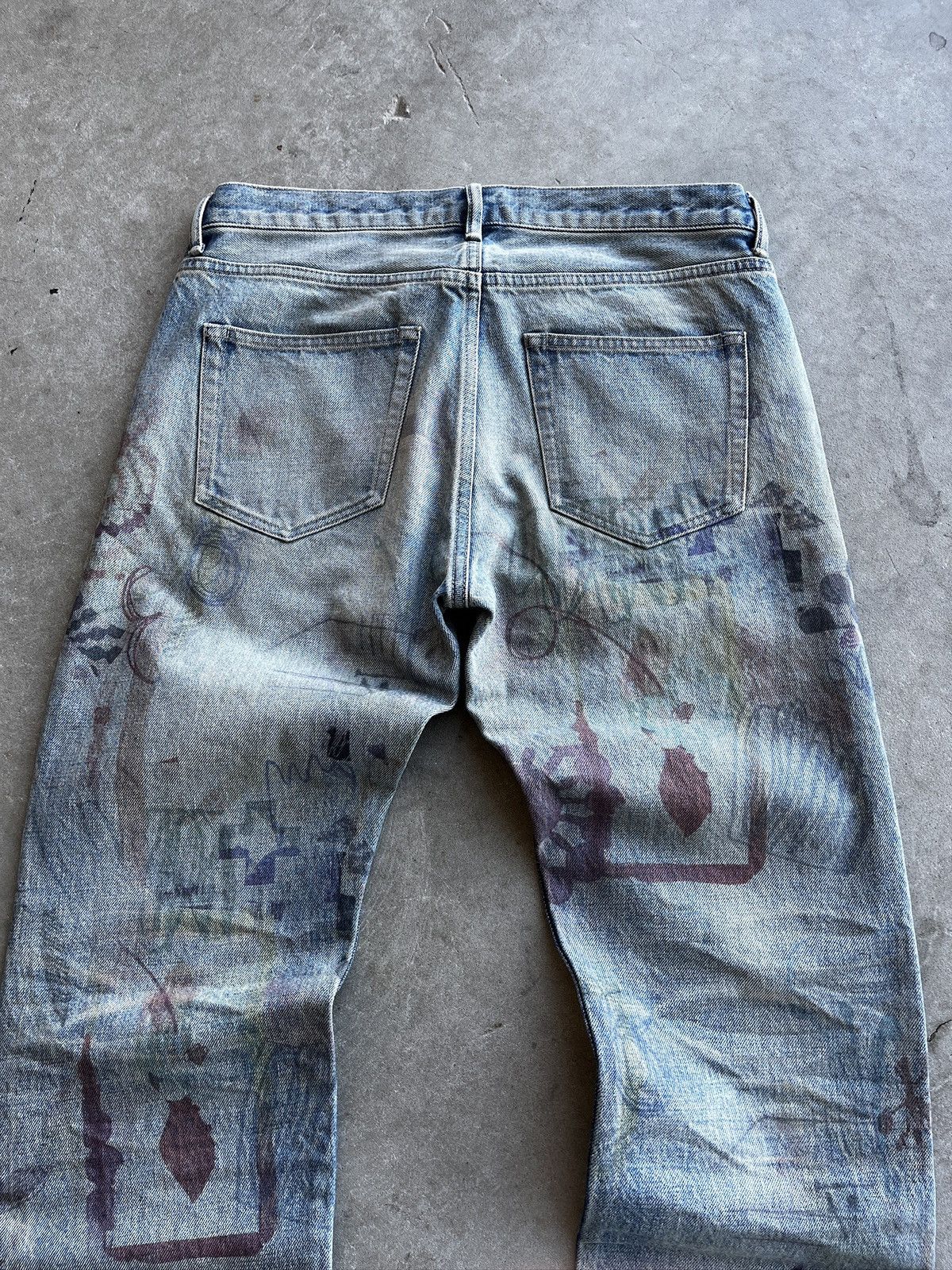 John Elliott John Elliot Daze Scribble Jeans (unisex) Size US 32 / EU 48 - 10 Thumbnail