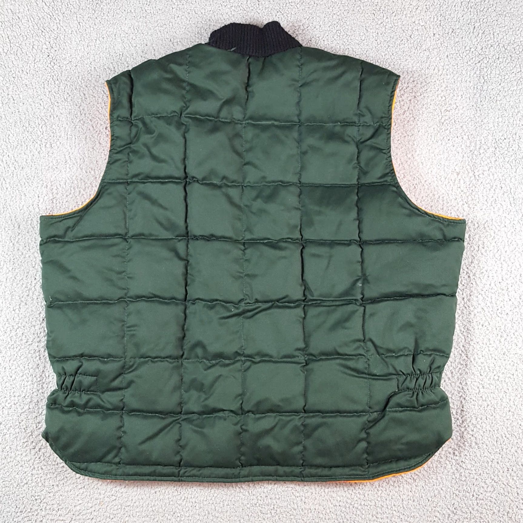 Walls VINTAGE Walls Reversible Down Puffer Hunting Vest Men's 2XLT Green 90s Ski Jacket Bomber Velvet? Size US XXL / EU 58 / 5 - 5 Thumbnail