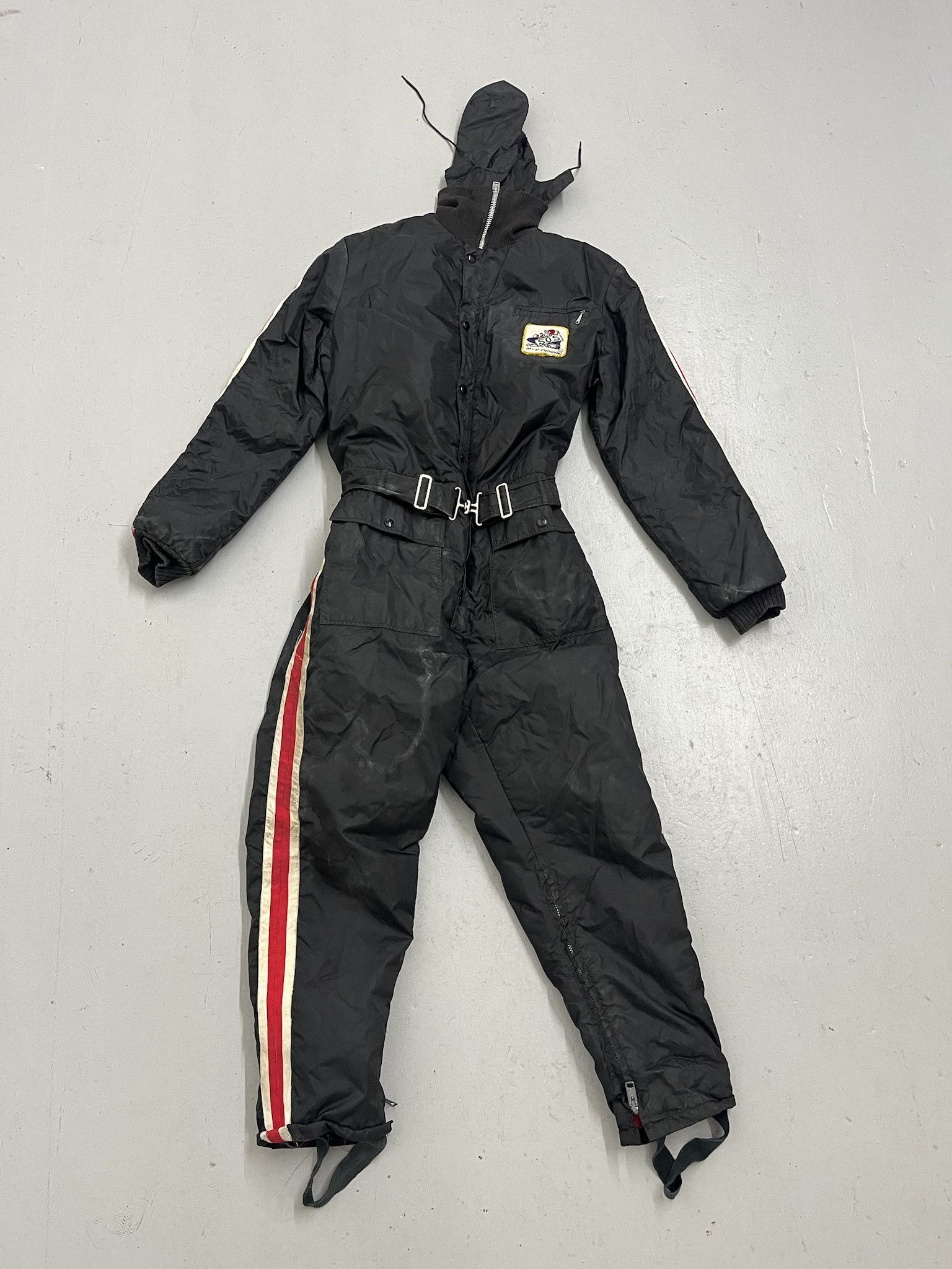 Vintage Vintage 1980s Snow Suit Sex on a Snowmobile Embroider Padded Coverall Size S Size US S / EU 44-46 / 1 - 1 Thumbnail