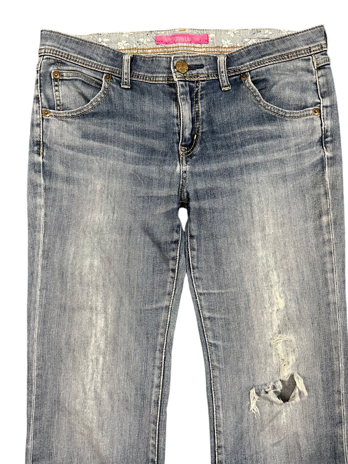 Jun Takahashi Vintage Uniqlo Style Up Flare Denim Size US 34 / EU 50 - 2 Thumbnail