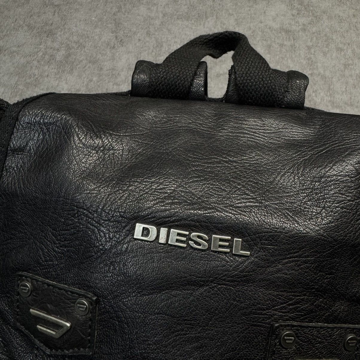 Diesel Leather Backpack vintage bag y2k